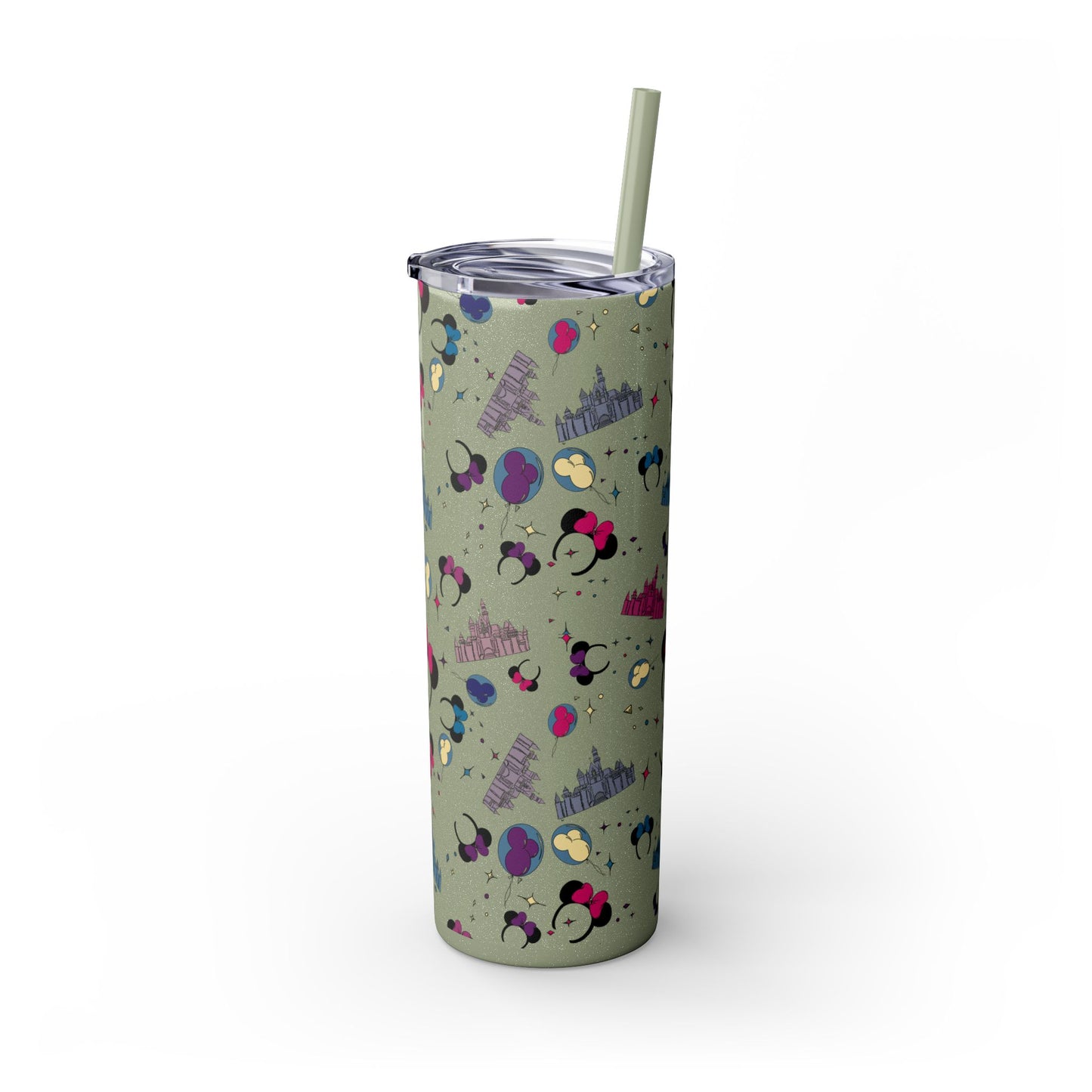 Disneyland Whimsical 20oz Skinny Tumbler with Disney Inspired Design