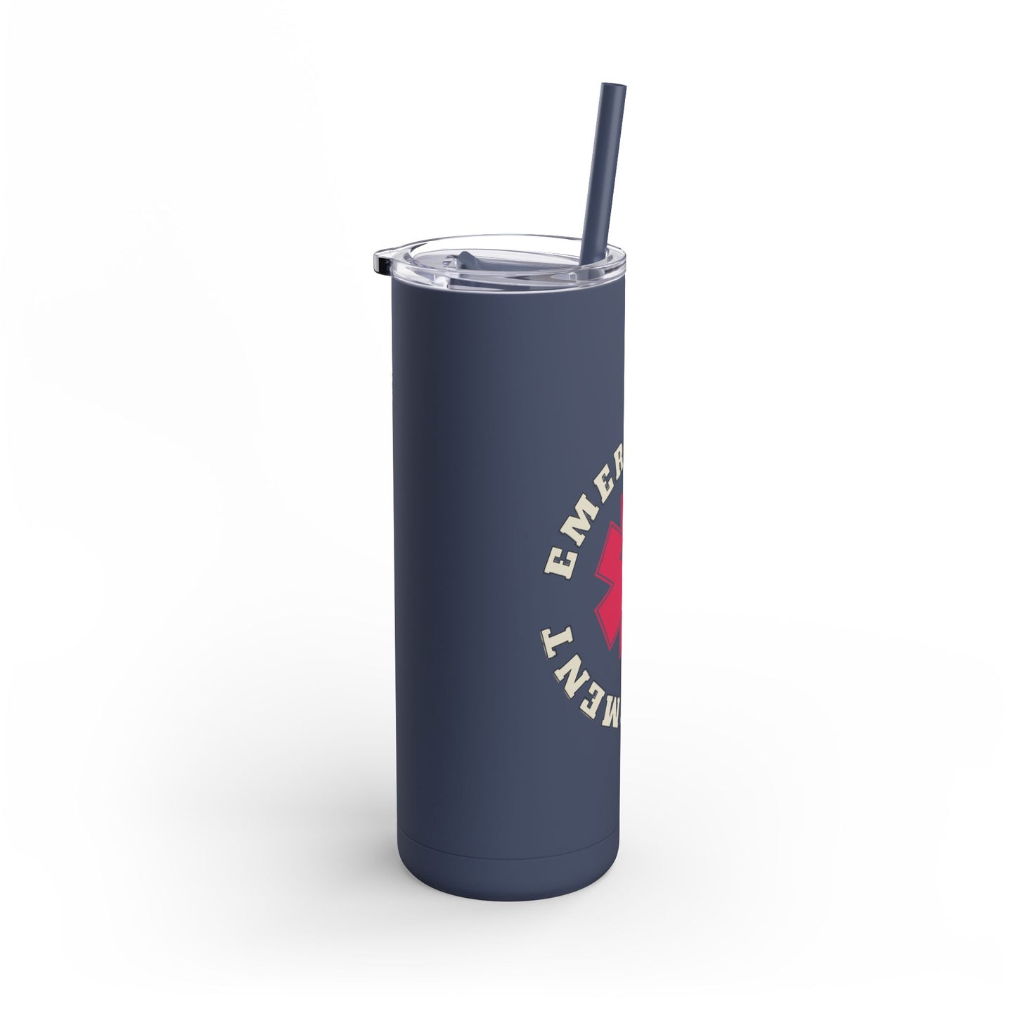 Emergency Department | EMS 20oz Skinny Tumbler - Matte Black