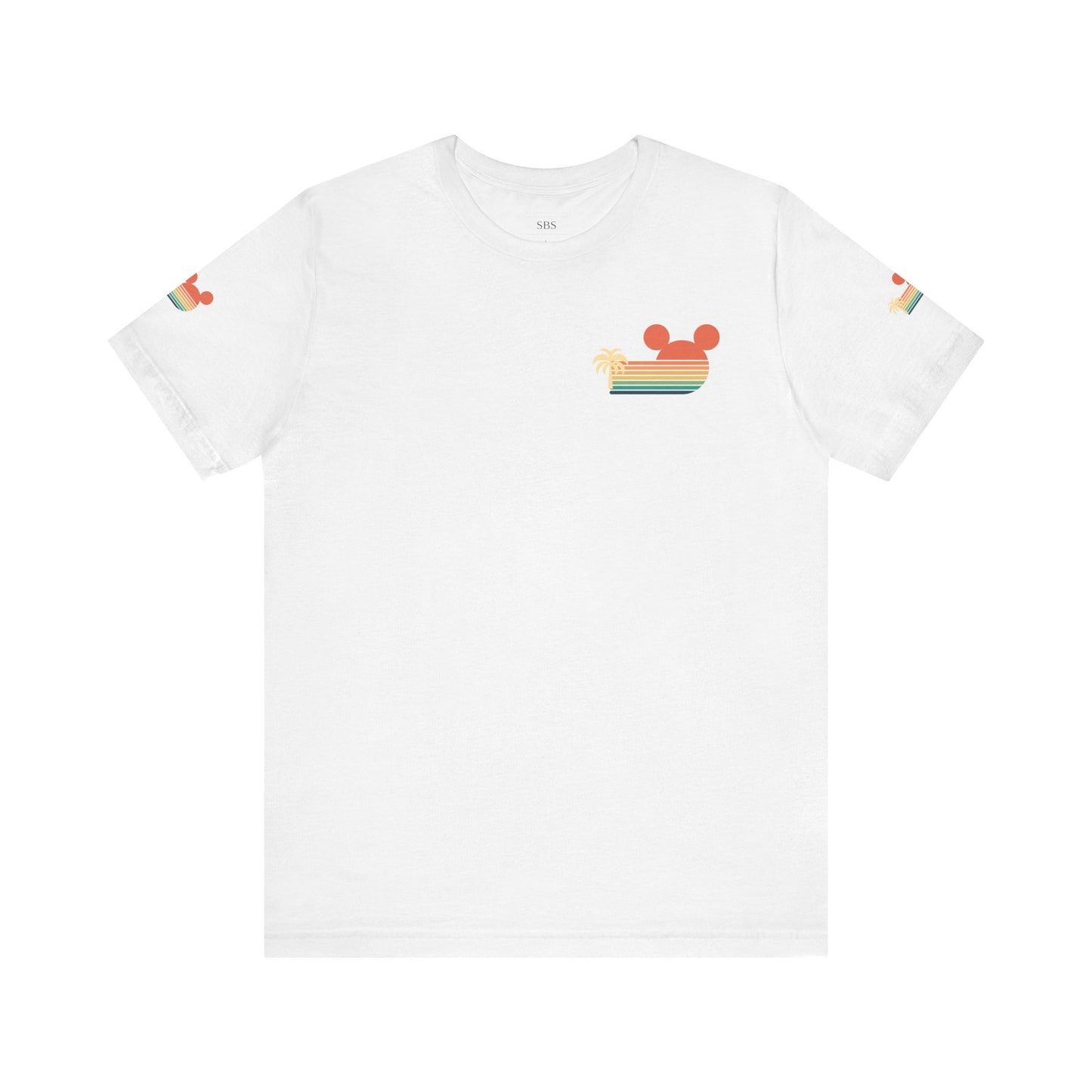 Retro Mickey Mouse summertime Short Sleeve Tee - Unisex Jersey T-Shirt