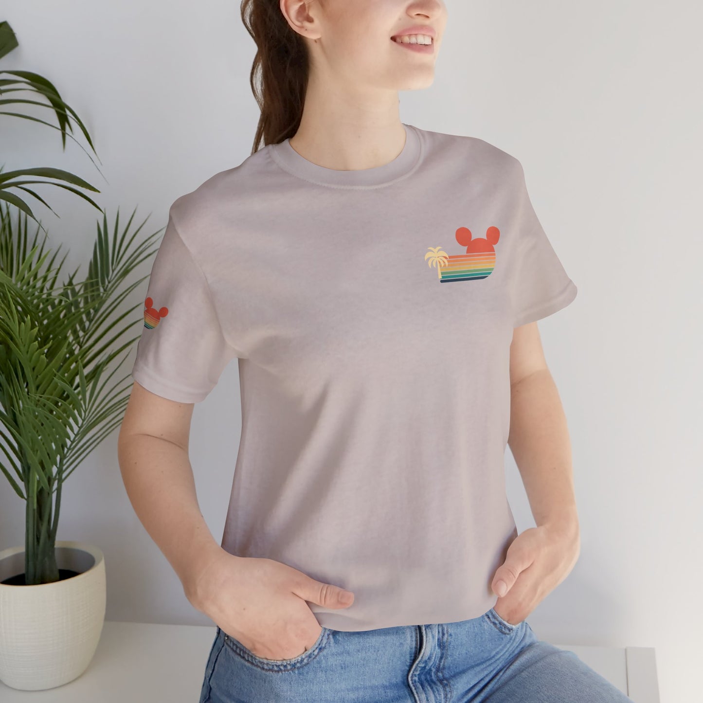 Retro Mickey Mouse summertime Short Sleeve Tee - Unisex Jersey T-Shirt