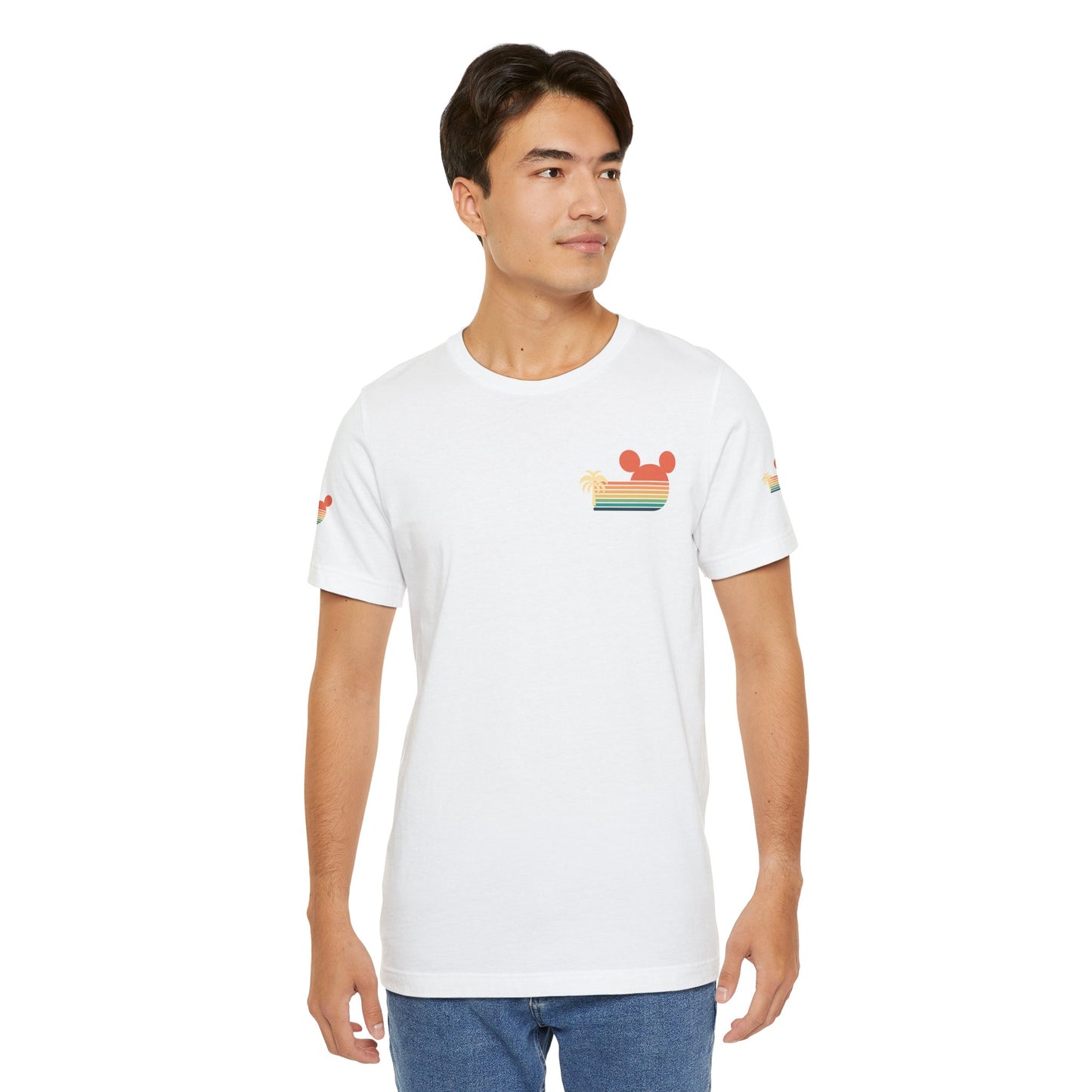 Retro Mickey Mouse summertime Short Sleeve Tee - Unisex Jersey T-Shirt