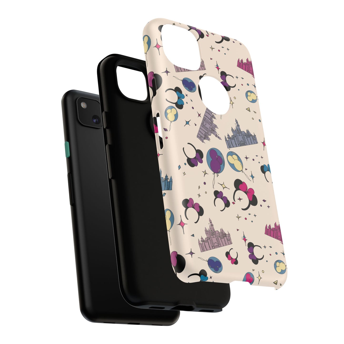 Whimsical Phone Case - Colorful Disney-Inspired Design