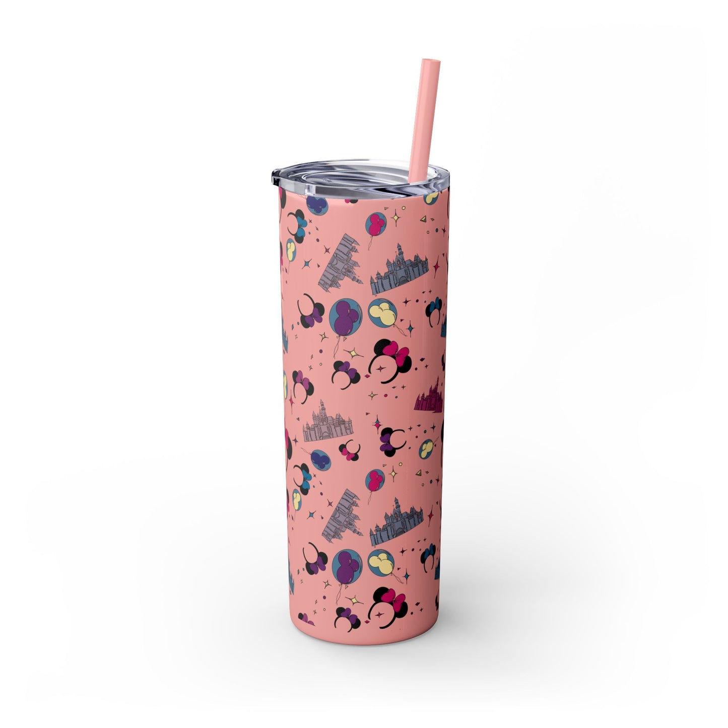 Disneyland Whimsical 20oz Skinny Tumbler with Disney Inspired Design