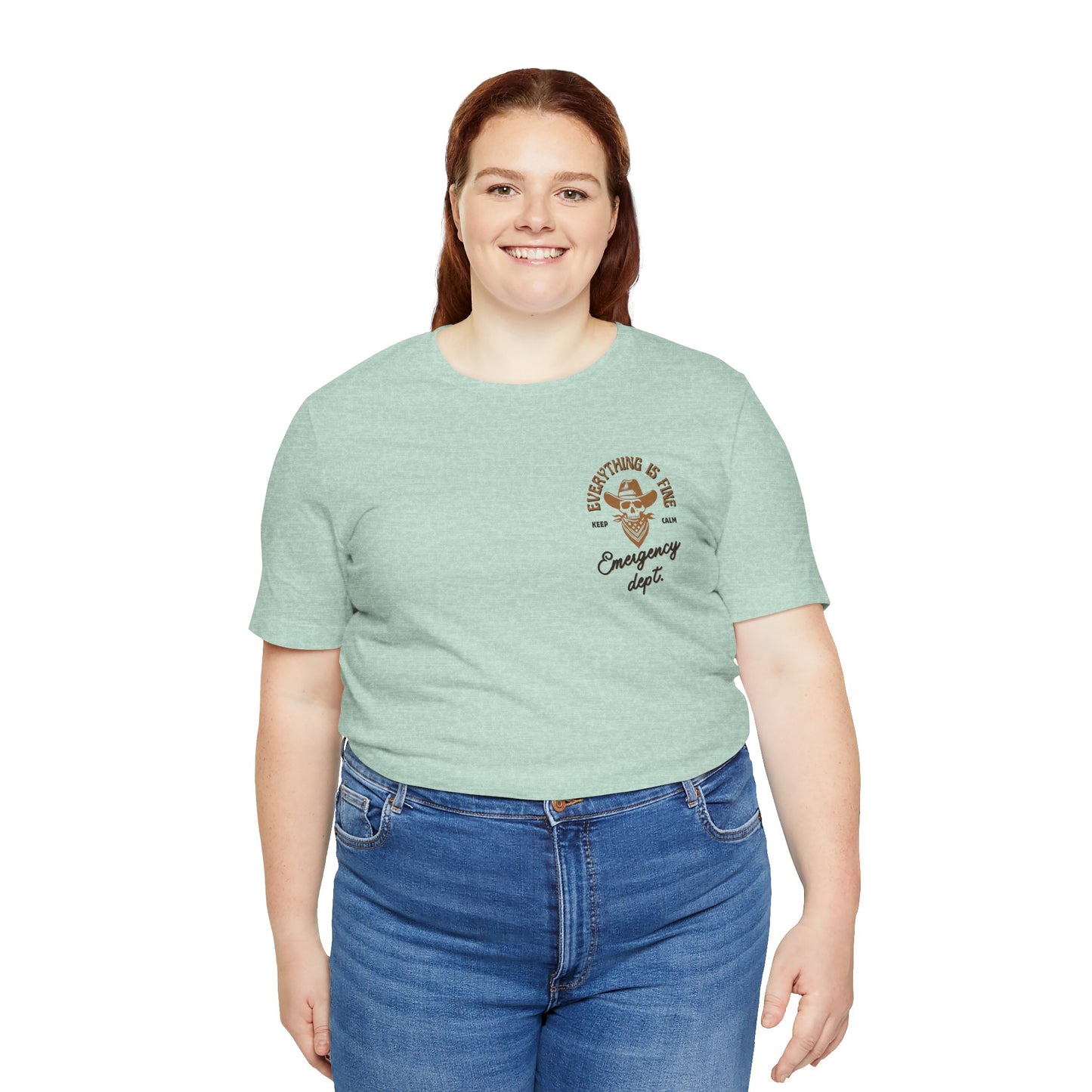 “Everything Is Fine” t Shirt| Emergency Department shirt| nurse shirt| Hospital Staff shirt| Paramedic| ED Tech|