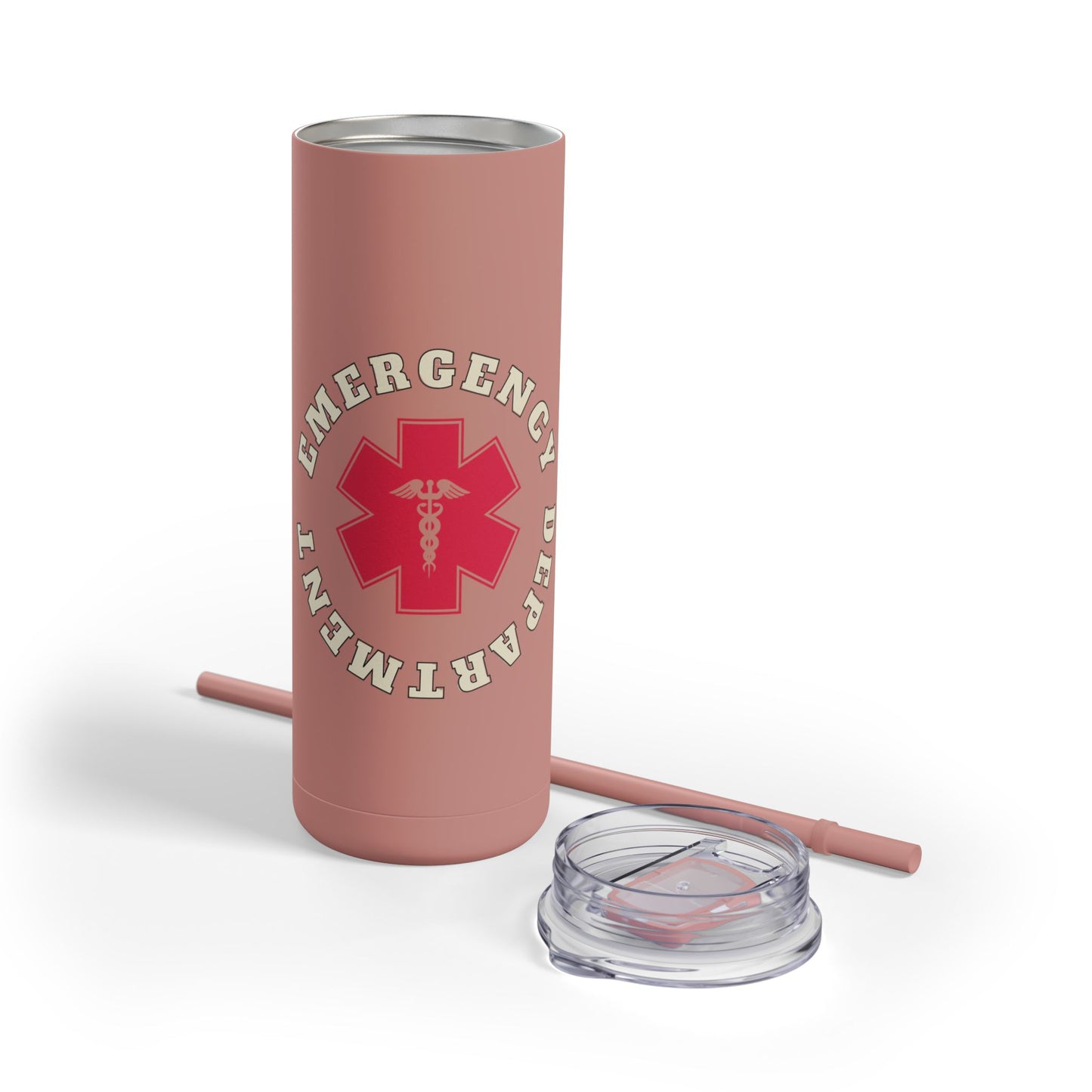 Emergency Department | EMS 20oz Skinny Tumbler - Matte Black