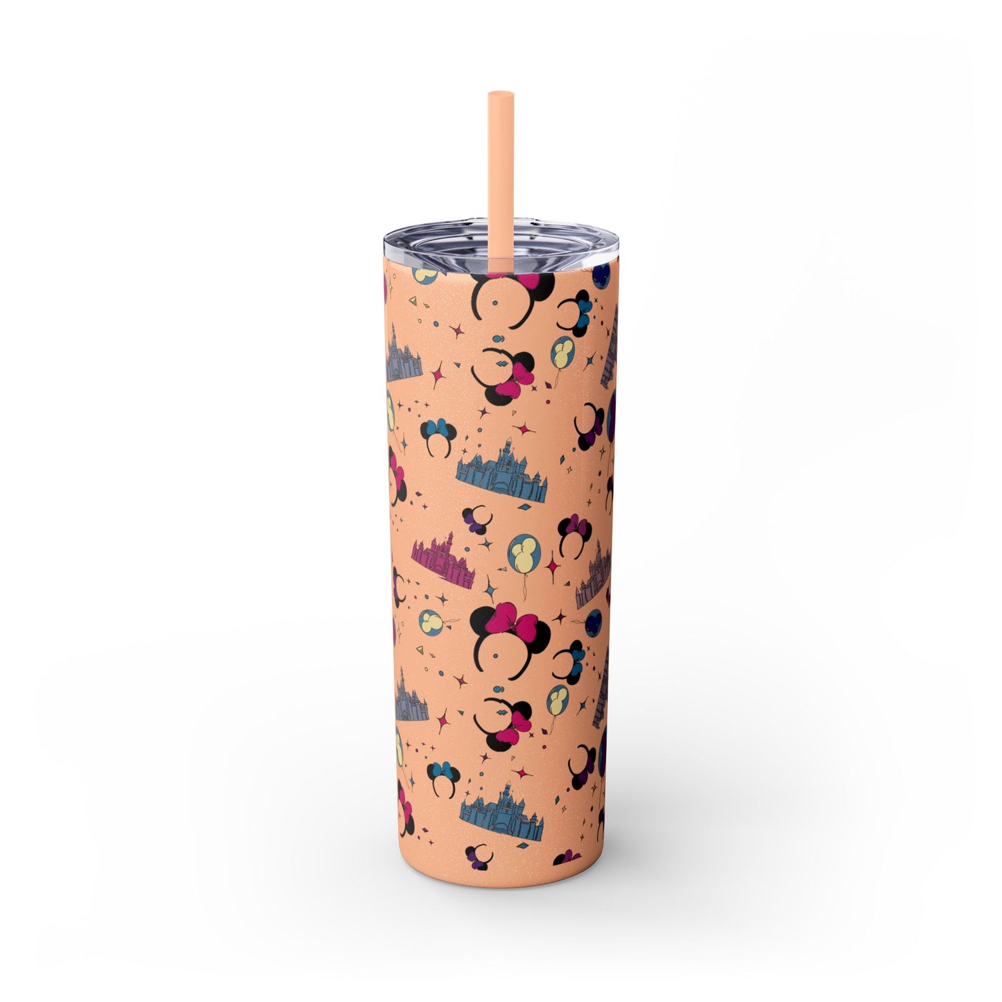 Disneyland Whimsical 20oz Skinny Tumbler with Disney Inspired Design