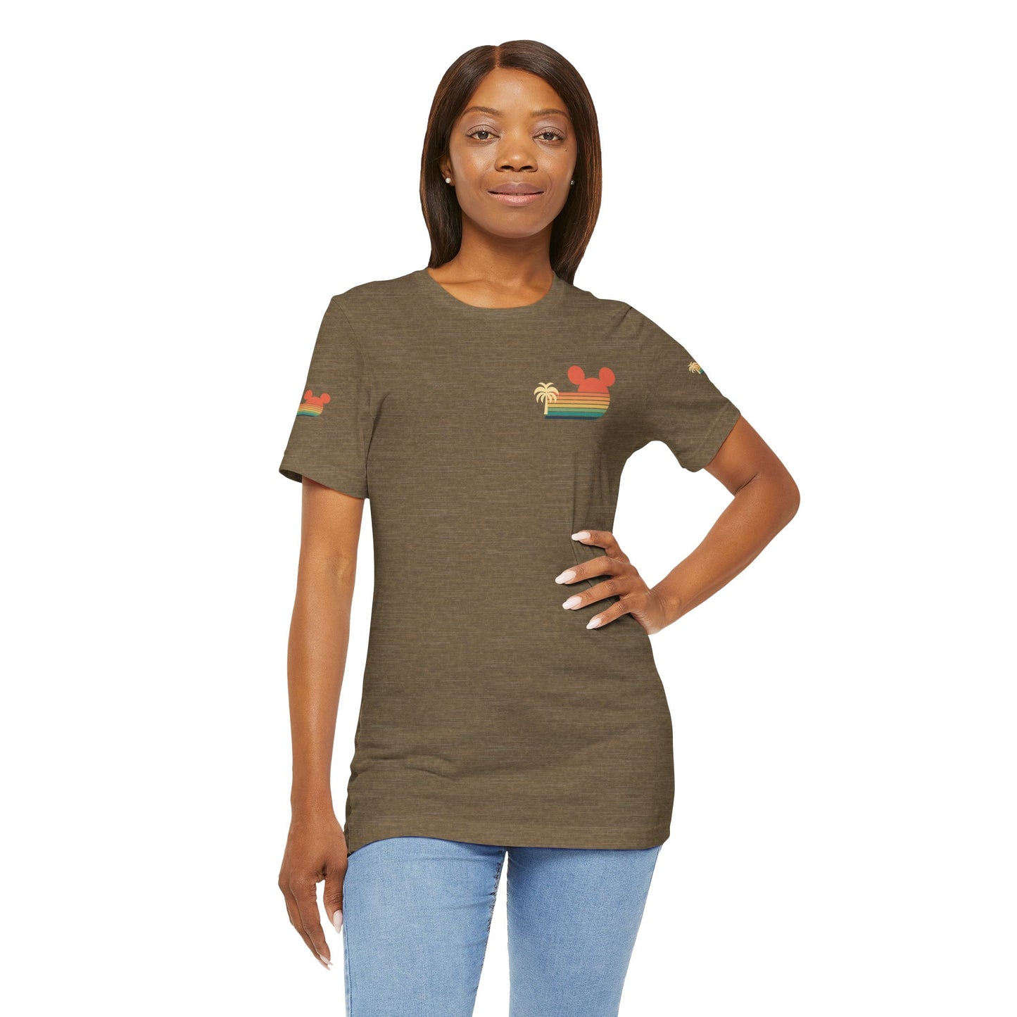 Retro Mickey Mouse summertime Short Sleeve Tee - Unisex Jersey T-Shirt