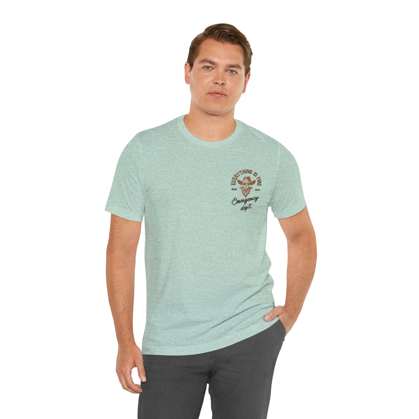“Everything Is Fine” t Shirt| Emergency Department shirt| nurse shirt| Hospital Staff shirt| Paramedic| ED Tech|
