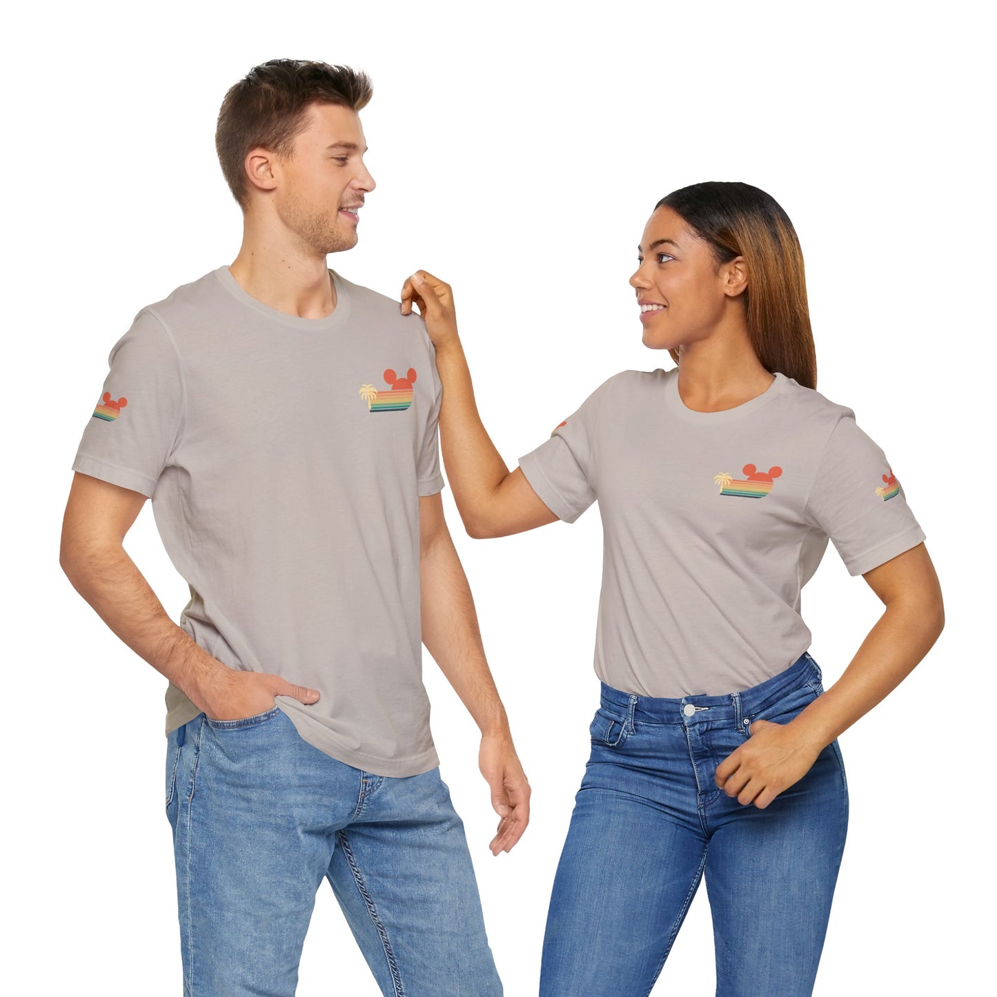 Retro Mickey Mouse summertime Short Sleeve Tee - Unisex Jersey T-Shirt