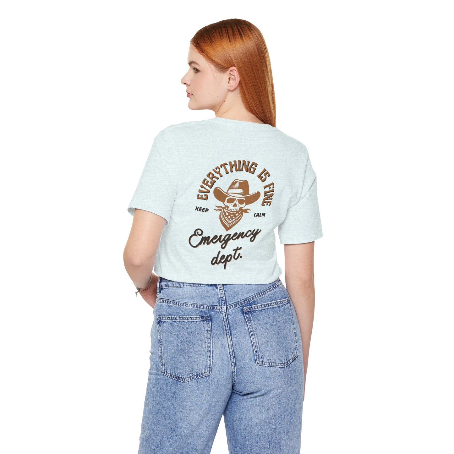 “Everything Is Fine” t Shirt| Emergency Department shirt| nurse shirt| Hospital Staff shirt| Paramedic| ED Tech|