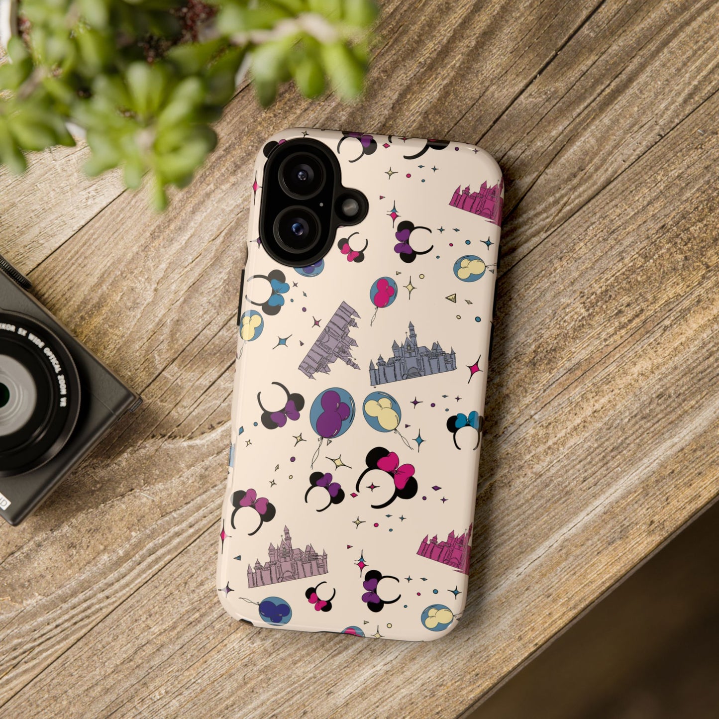 Whimsical Phone Case - Colorful Disney-Inspired Design