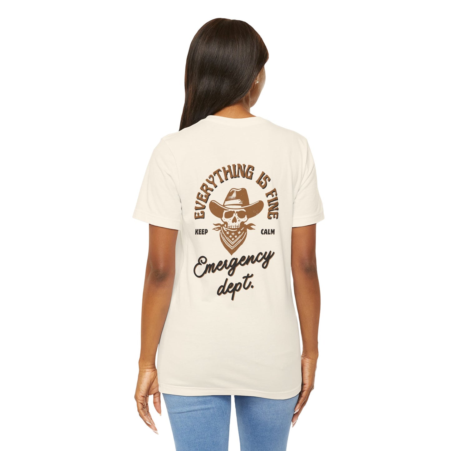 “Everything Is Fine” t Shirt| Emergency Department shirt| nurse shirt| Hospital Staff shirt| Paramedic| ED Tech|