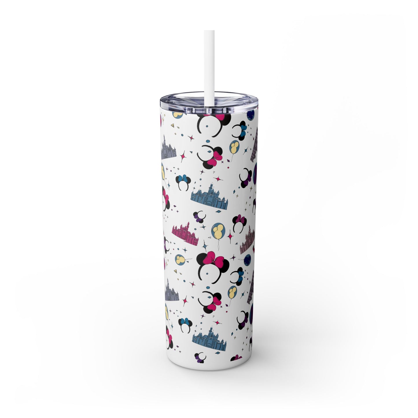 Disneyland Whimsical 20oz Skinny Tumbler with Disney Inspired Design