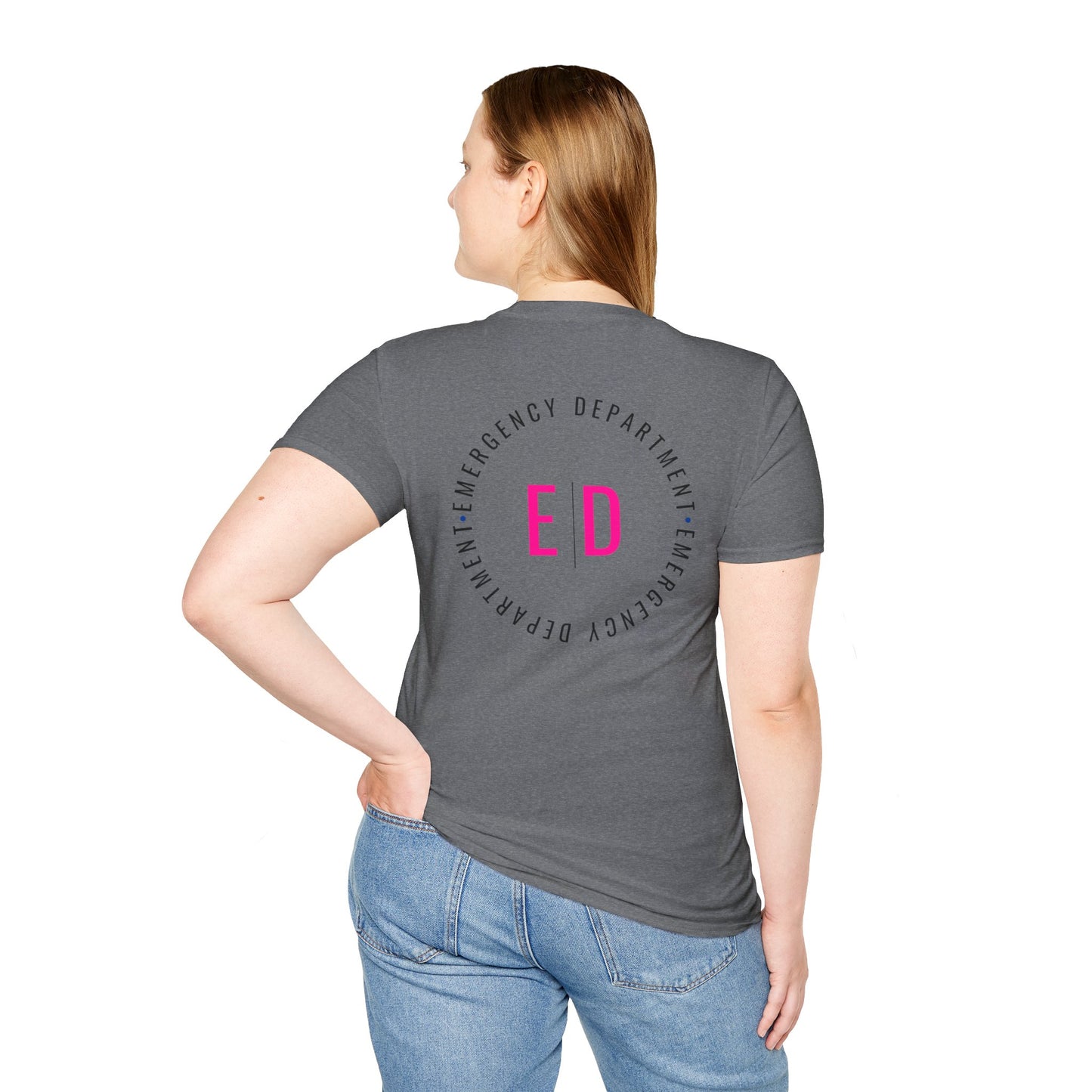 Unisex Emergency Department T-Shirt - Softstyle Tee for Healthcare Heroes
