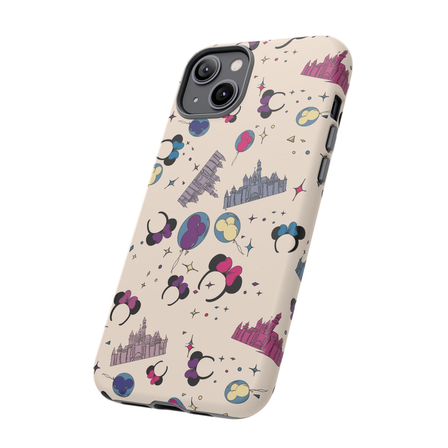Whimsical Phone Case - Colorful Disney-Inspired Design