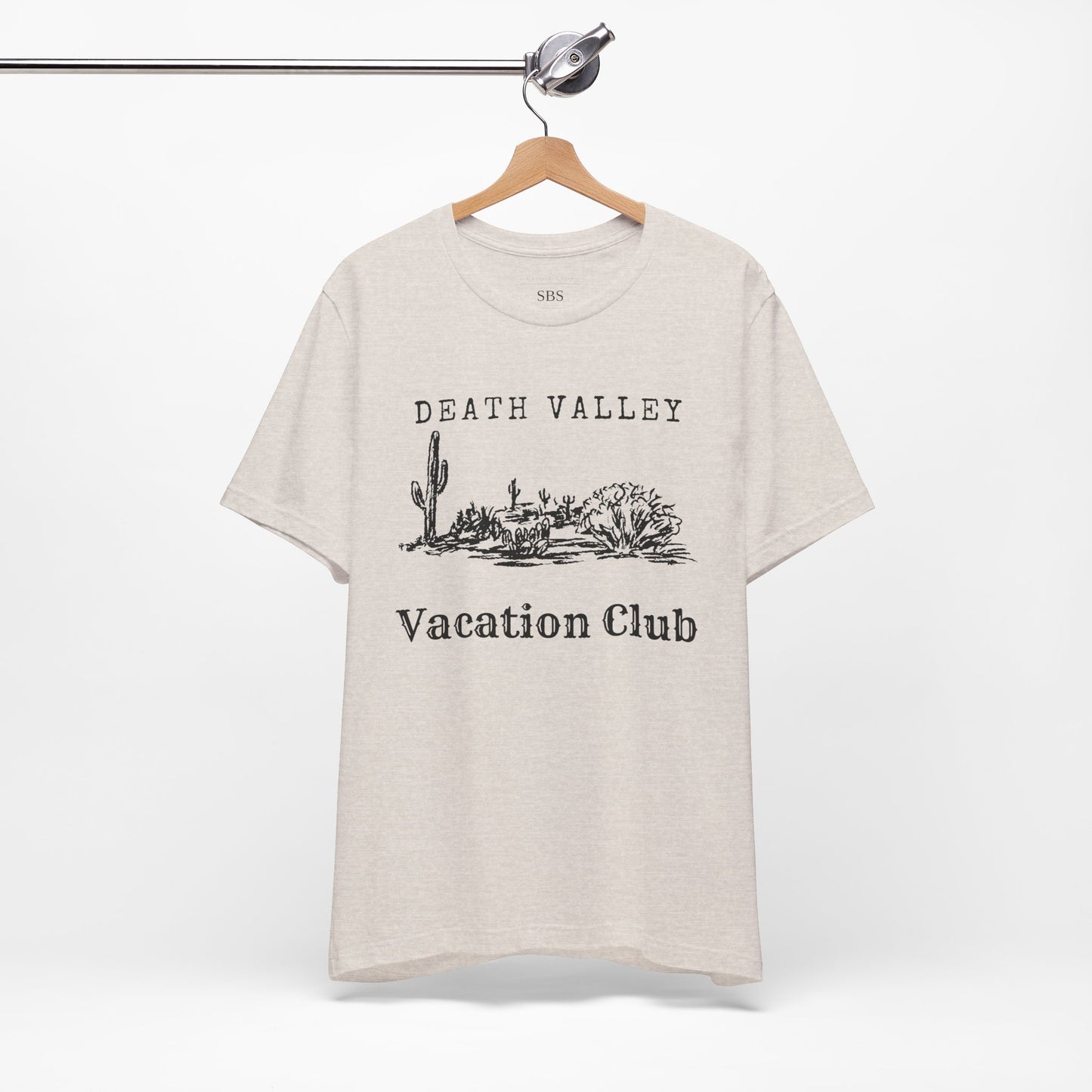 Death Valley Vacation Club Unisex Tee - Casual Cactus Graphic T-Shirt