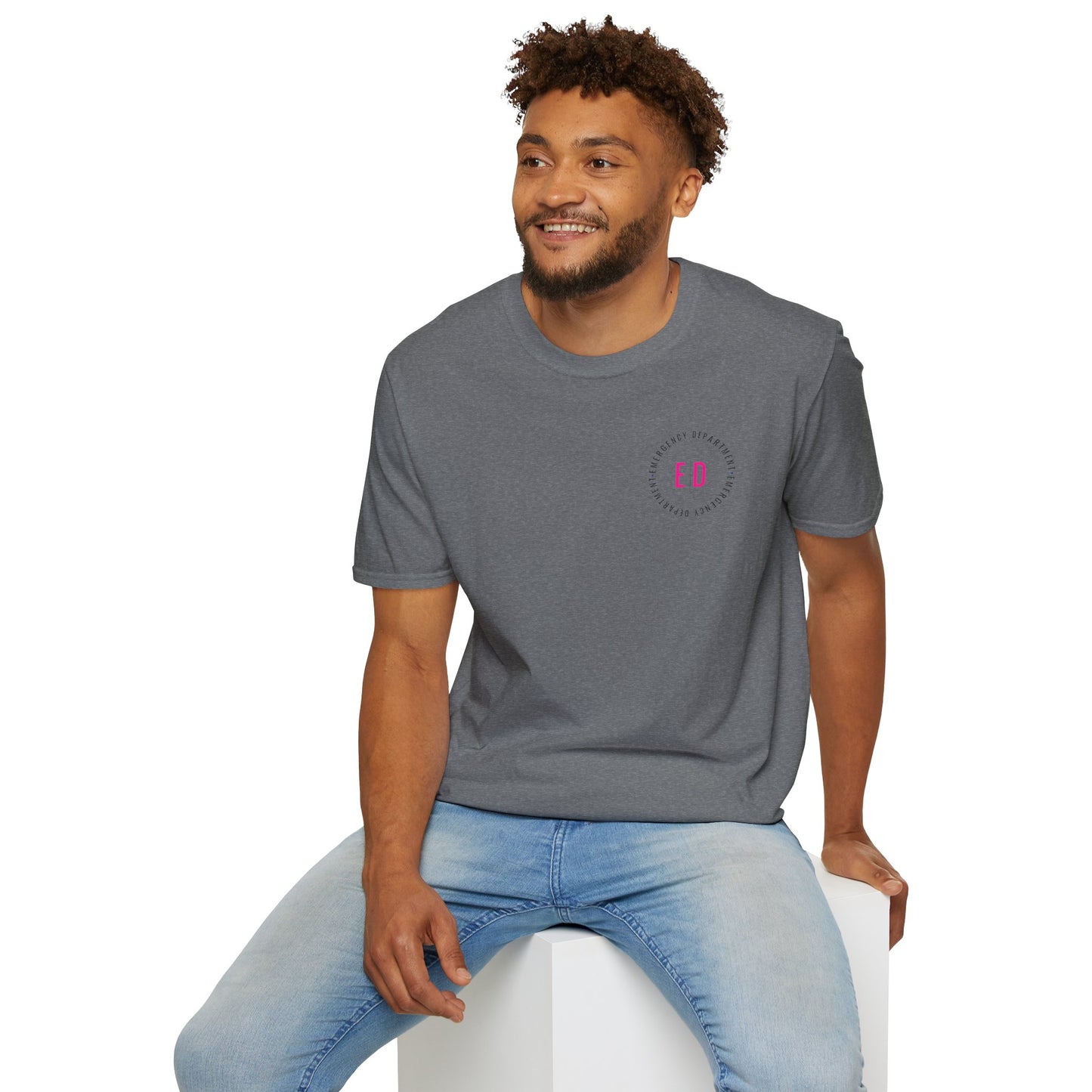 Unisex Emergency Department T-Shirt - Softstyle Tee for Healthcare Heroes