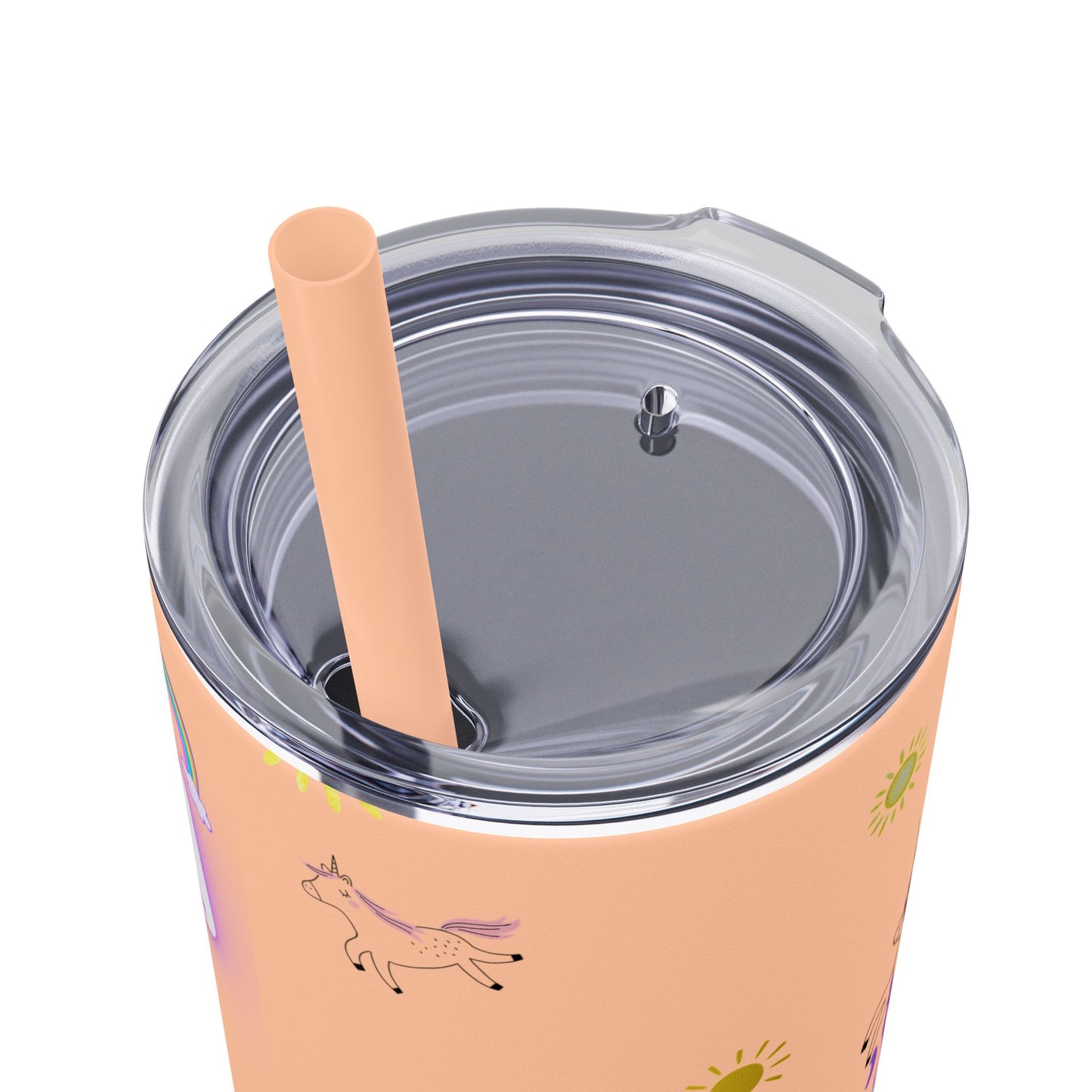 Motivational Unicorn Tumbler - 20oz "Livin' the Dream" funny gift for nurses, EMT’s, paramedics