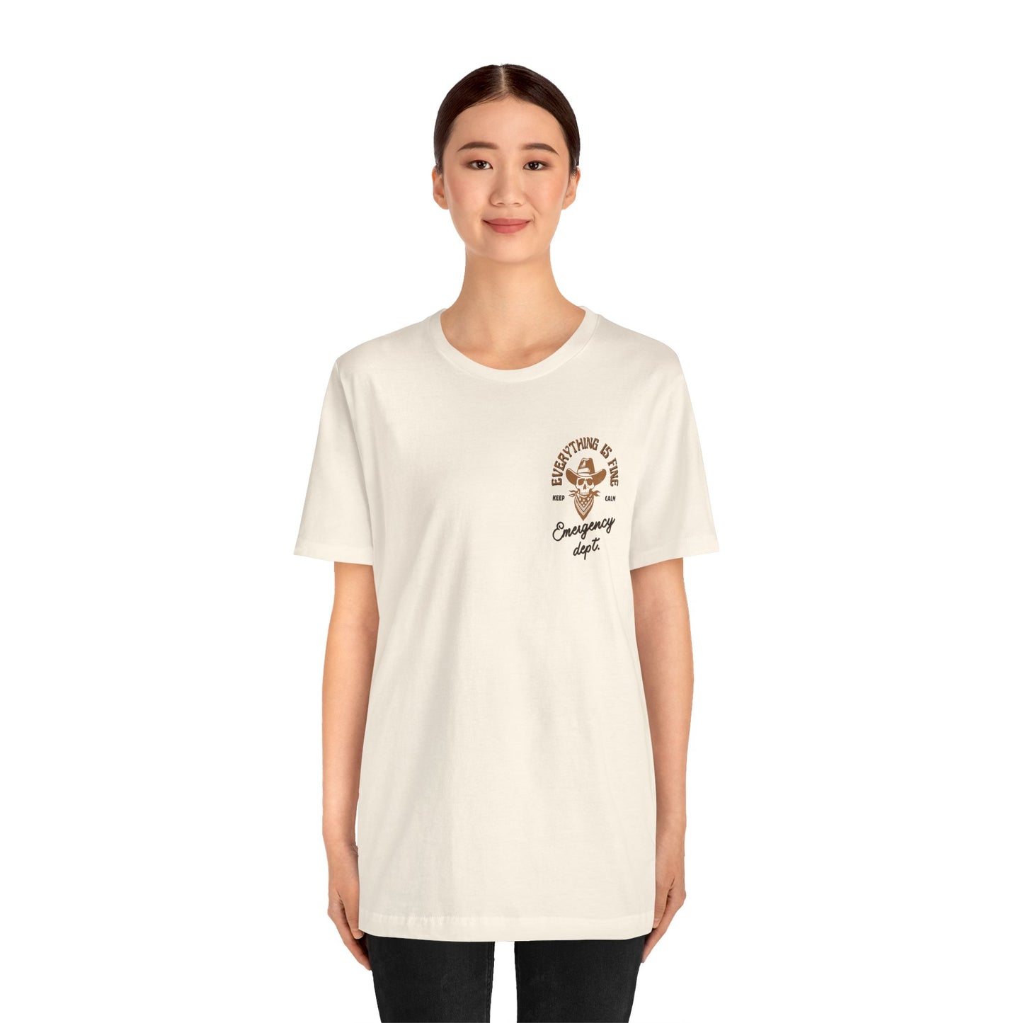 “Everything Is Fine” t Shirt| Emergency Department shirt| nurse shirt| Hospital Staff shirt| Paramedic| ED Tech|