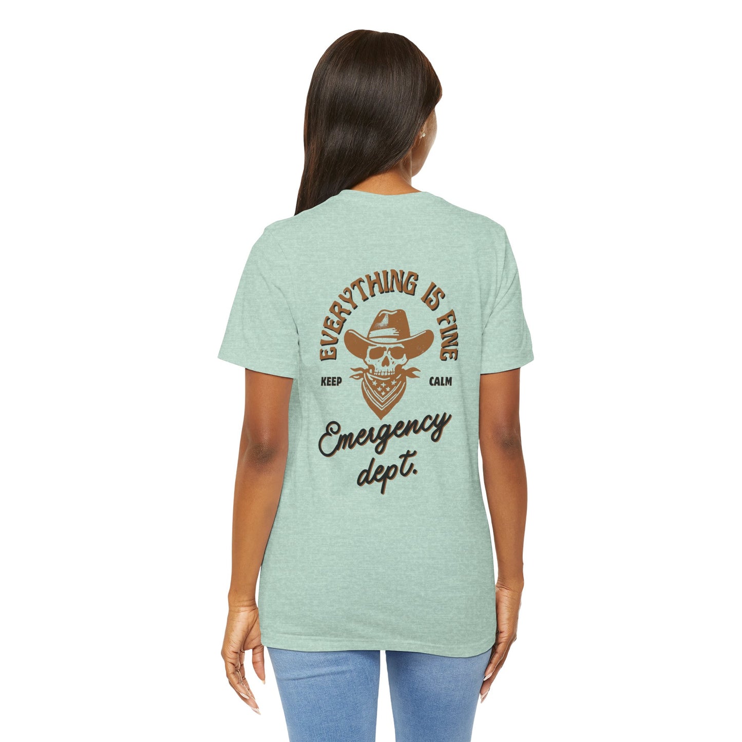 “Everything Is Fine” t Shirt| Emergency Department shirt| nurse shirt| Hospital Staff shirt| Paramedic| ED Tech|
