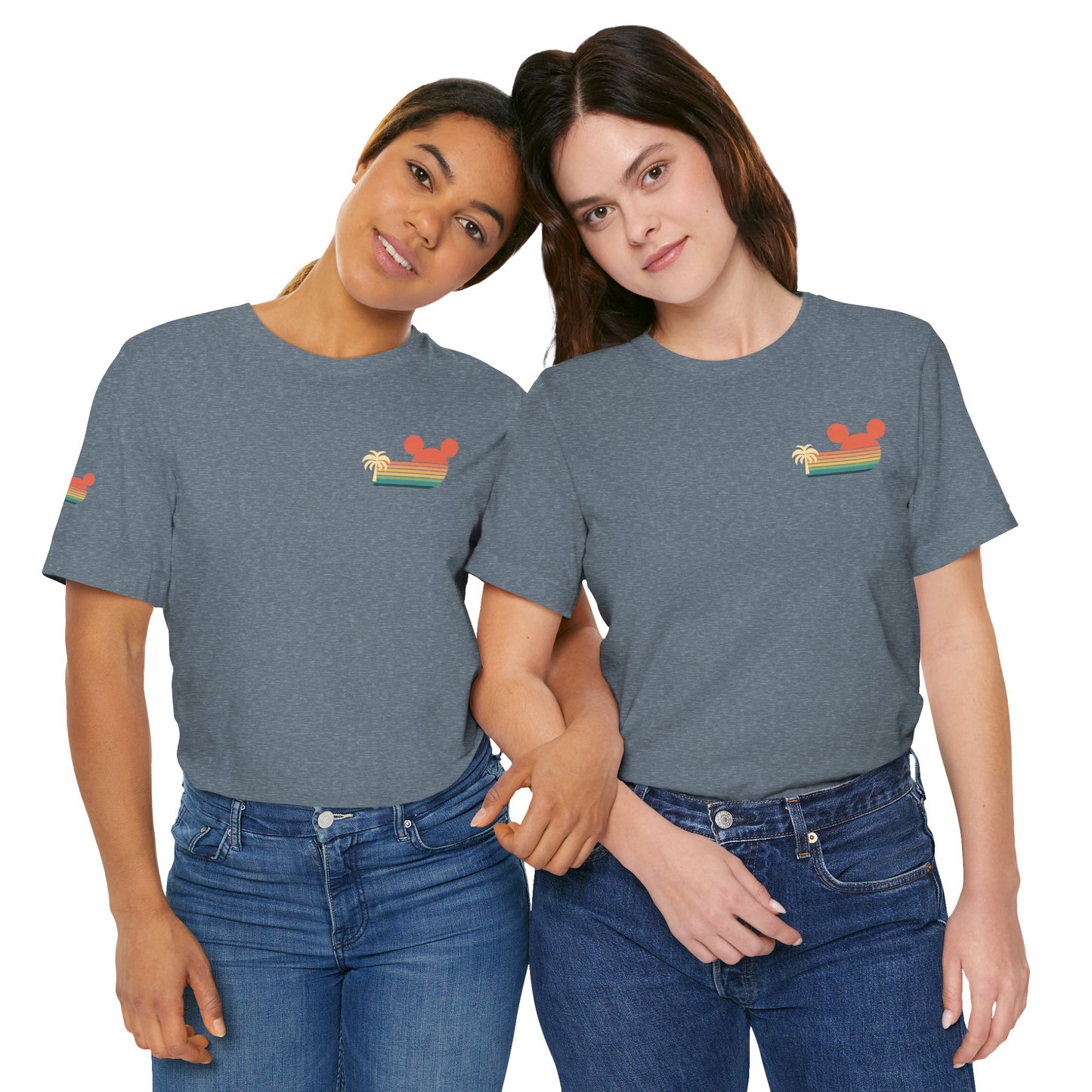 Retro Mickey Mouse summertime Short Sleeve Tee - Unisex Jersey T-Shirt
