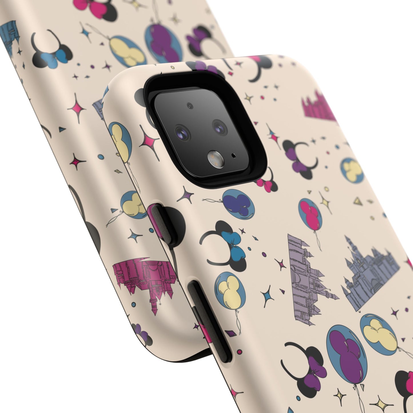 Whimsical Phone Case - Colorful Disney-Inspired Design