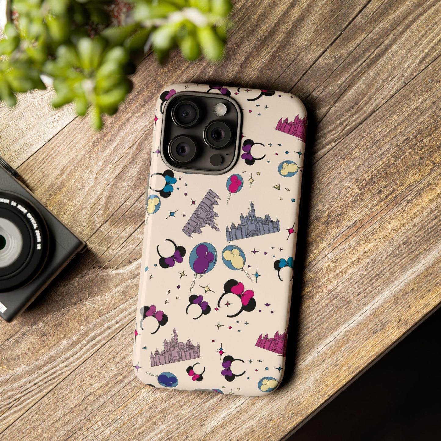 Whimsical Phone Case - Colorful Disney-Inspired Design