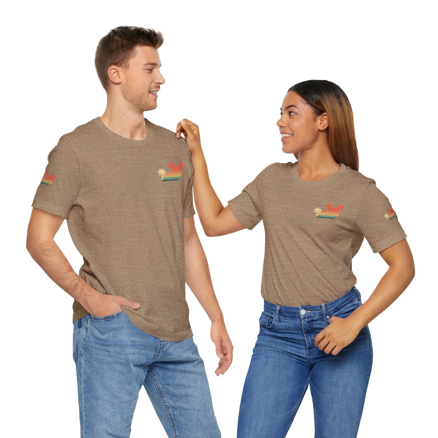 Retro Mickey Mouse summertime Short Sleeve Tee - Unisex Jersey T-Shirt