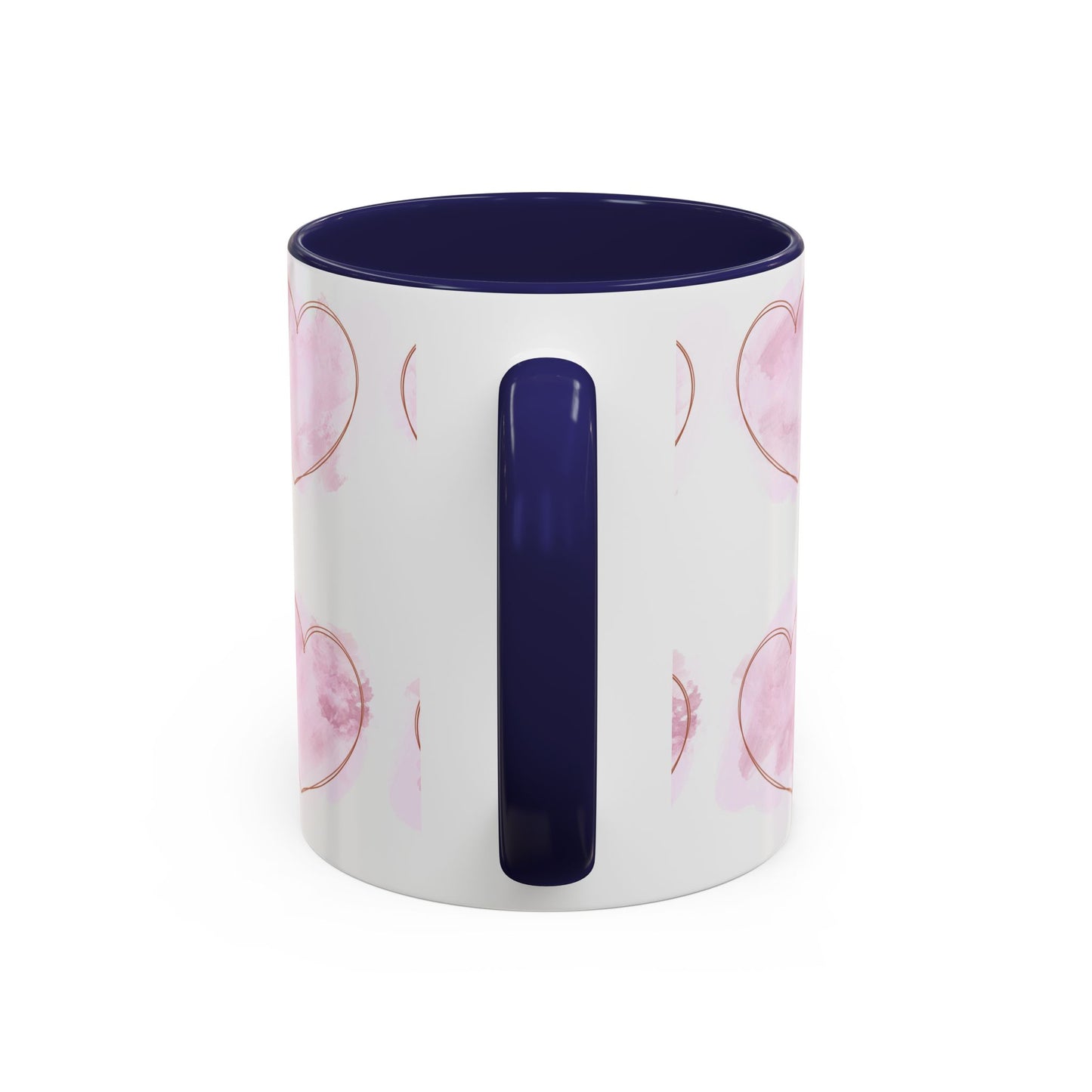 Watercolor Pink Heart Coffee Mug - Perfect for Mother’s Day