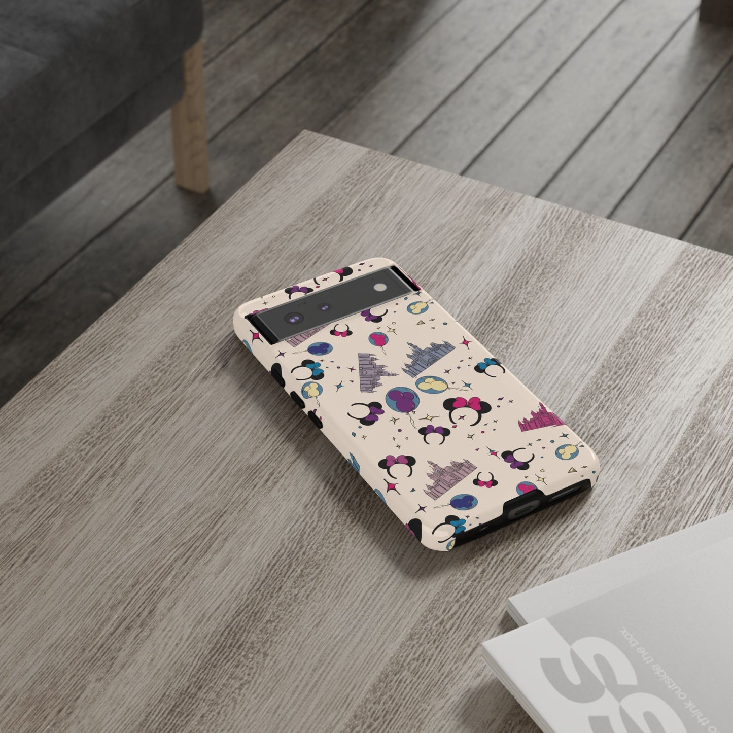Whimsical Phone Case - Colorful Disney-Inspired Design