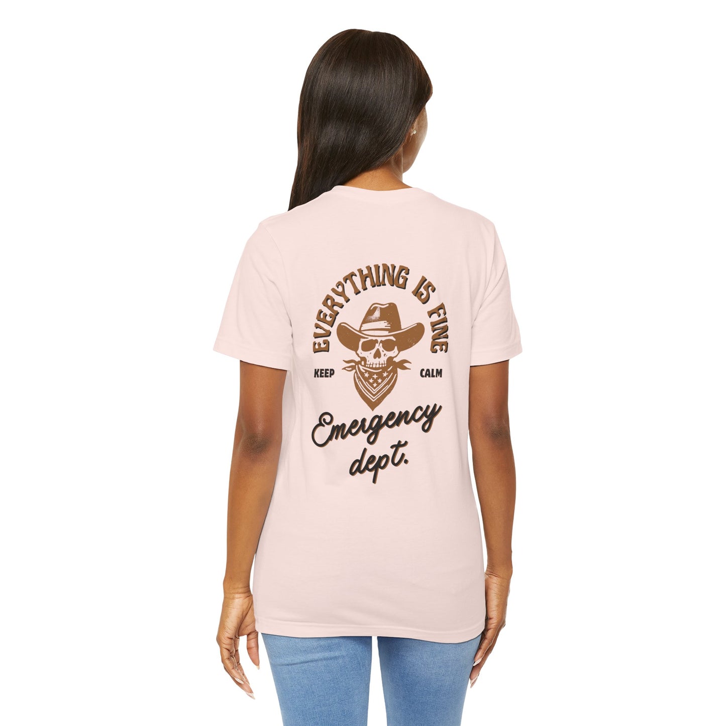 “Everything Is Fine” t Shirt| Emergency Department shirt| nurse shirt| Hospital Staff shirt| Paramedic| ED Tech|