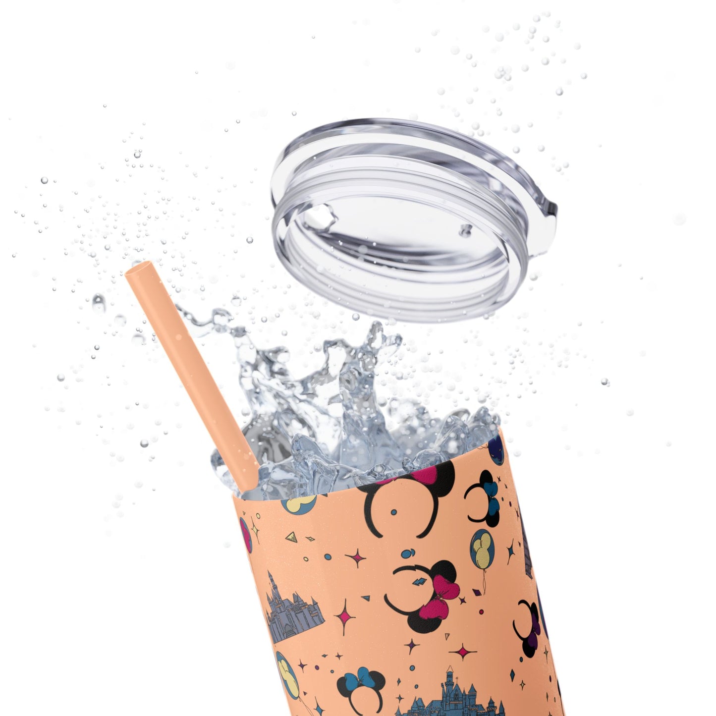 Disneyland Whimsical 20oz Skinny Tumbler with Disney Inspired Design