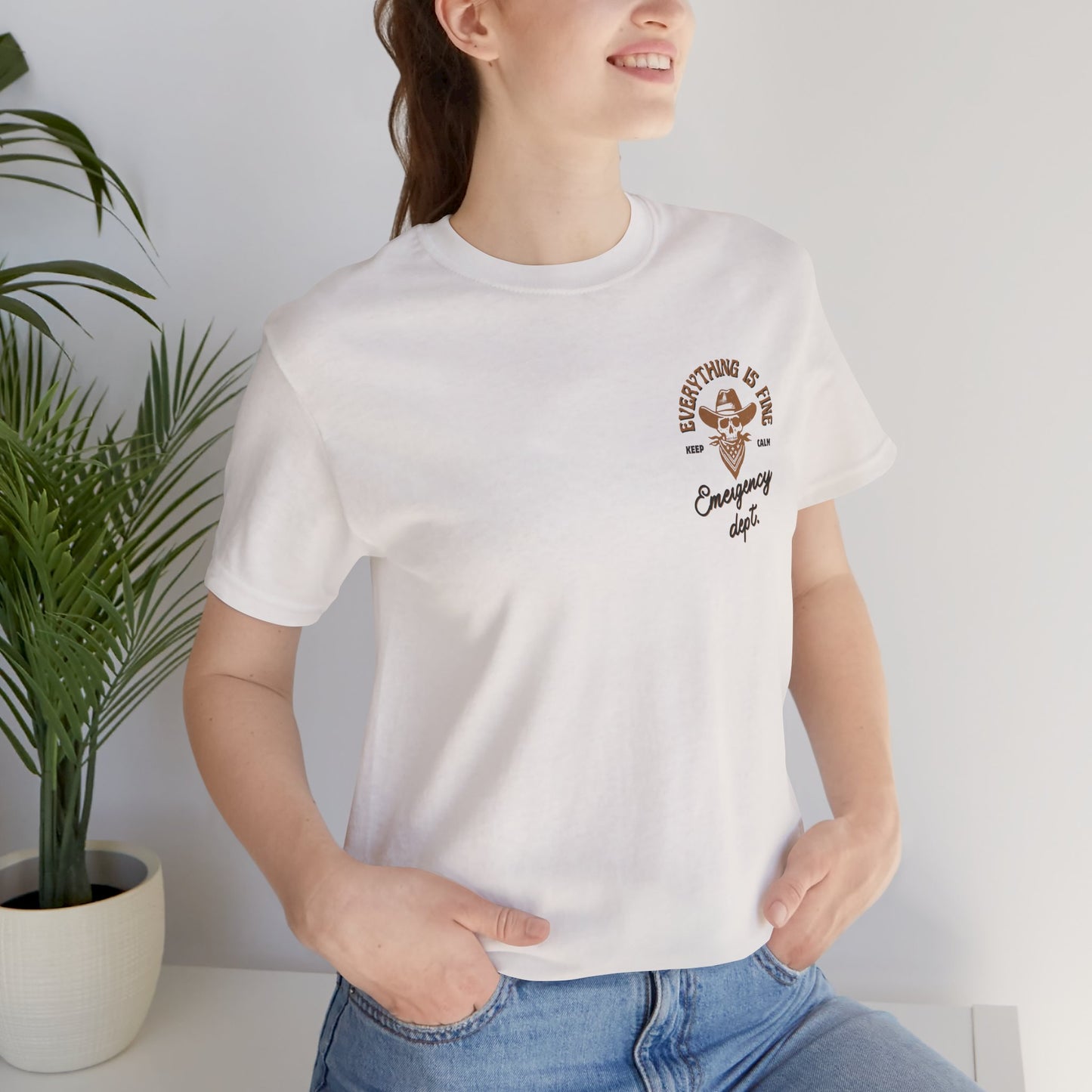 “Everything Is Fine” t Shirt| Emergency Department shirt| nurse shirt| Hospital Staff shirt| Paramedic| ED Tech|