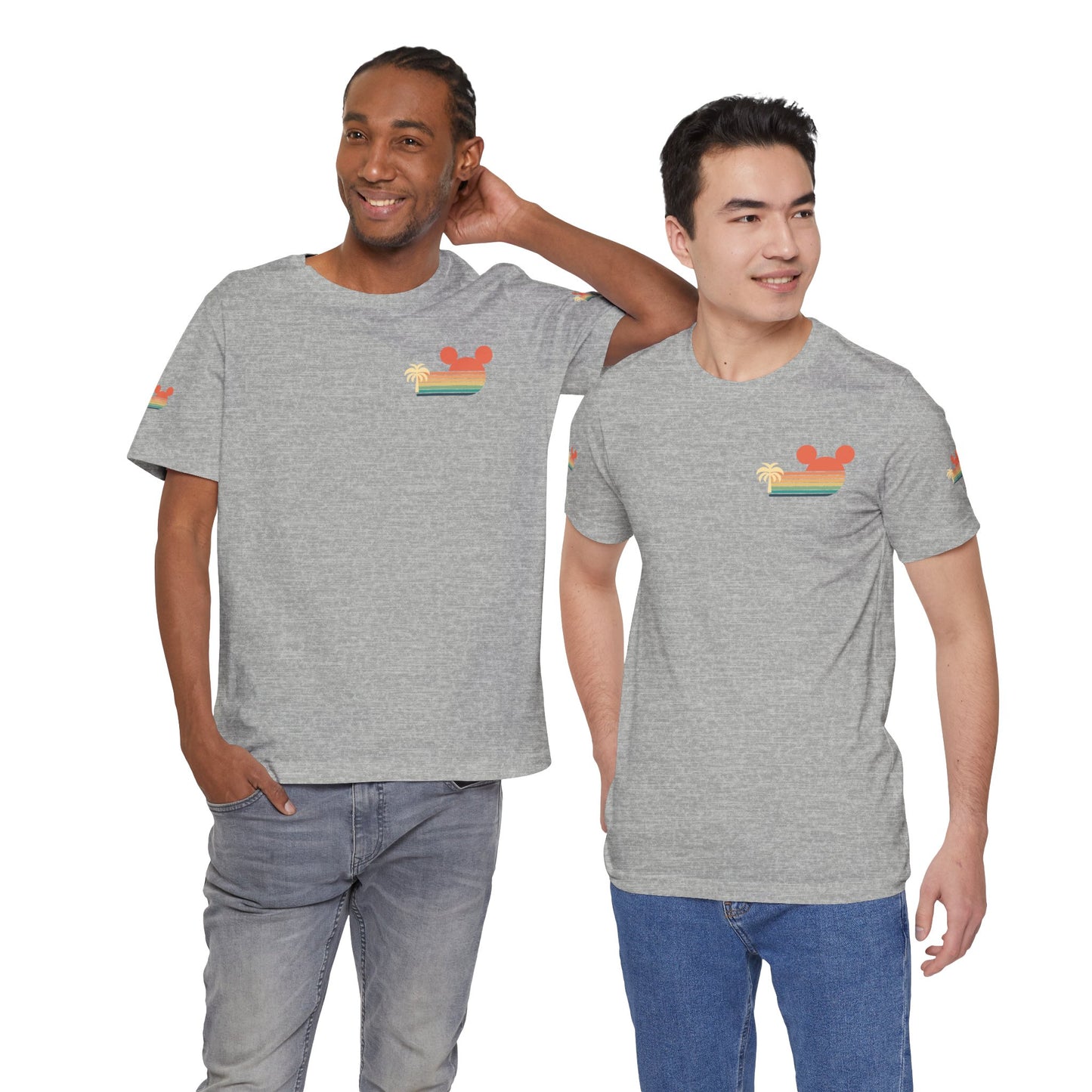 Retro Mickey Mouse summertime Short Sleeve Tee - Unisex Jersey T-Shirt