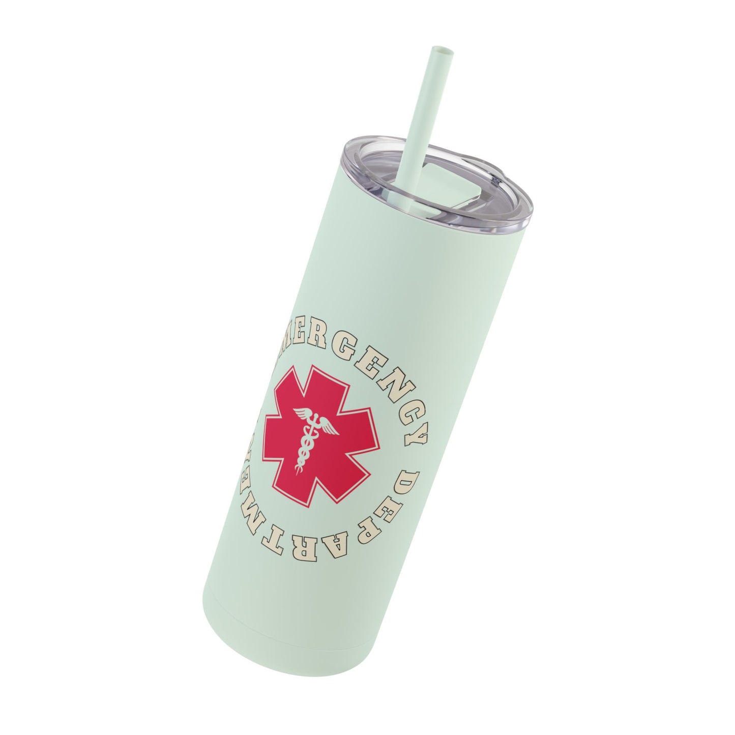 Emergency Department | EMS 20oz Skinny Tumbler - Matte Black