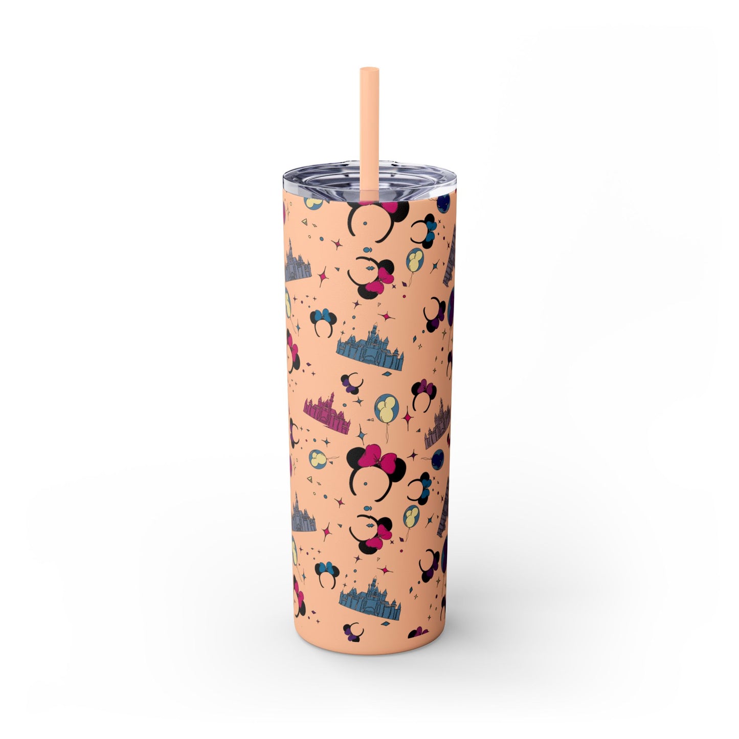 Disneyland Whimsical 20oz Skinny Tumbler with Disney Inspired Design