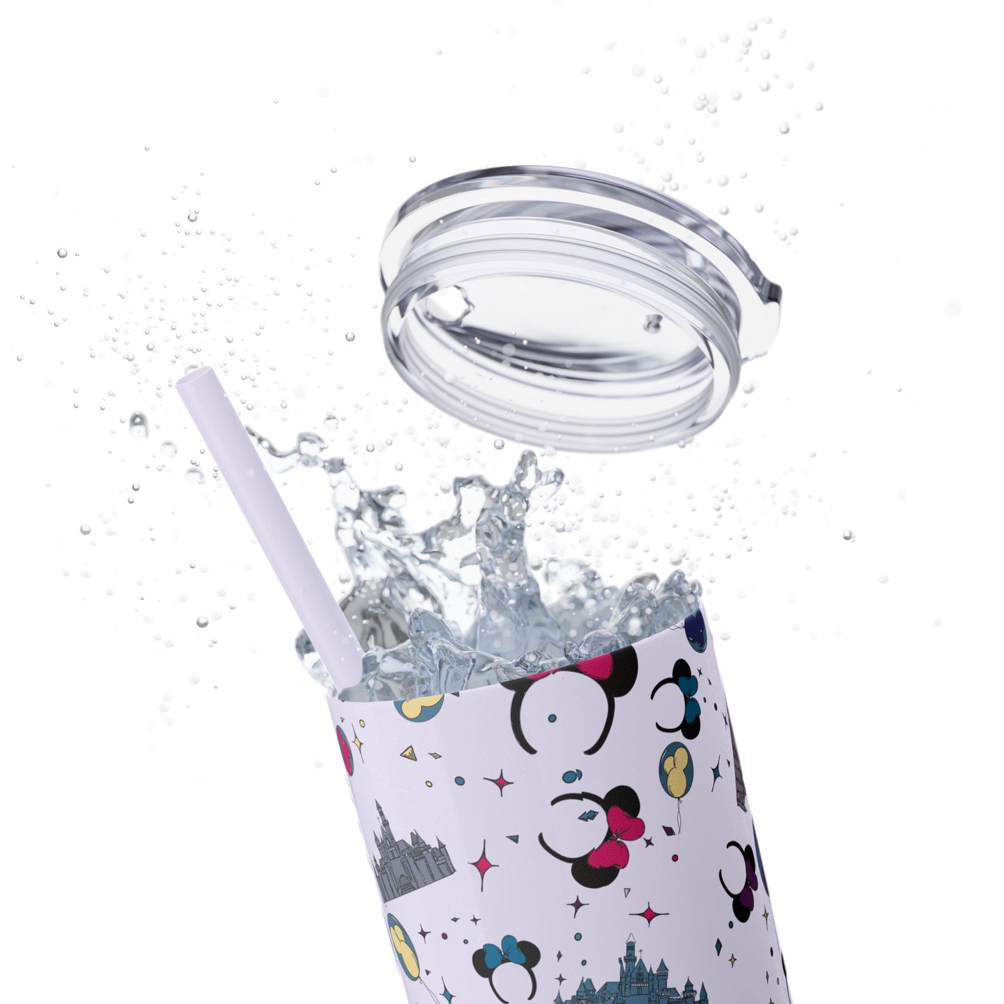 Disneyland Whimsical 20oz Skinny Tumbler with Disney Inspired Design
