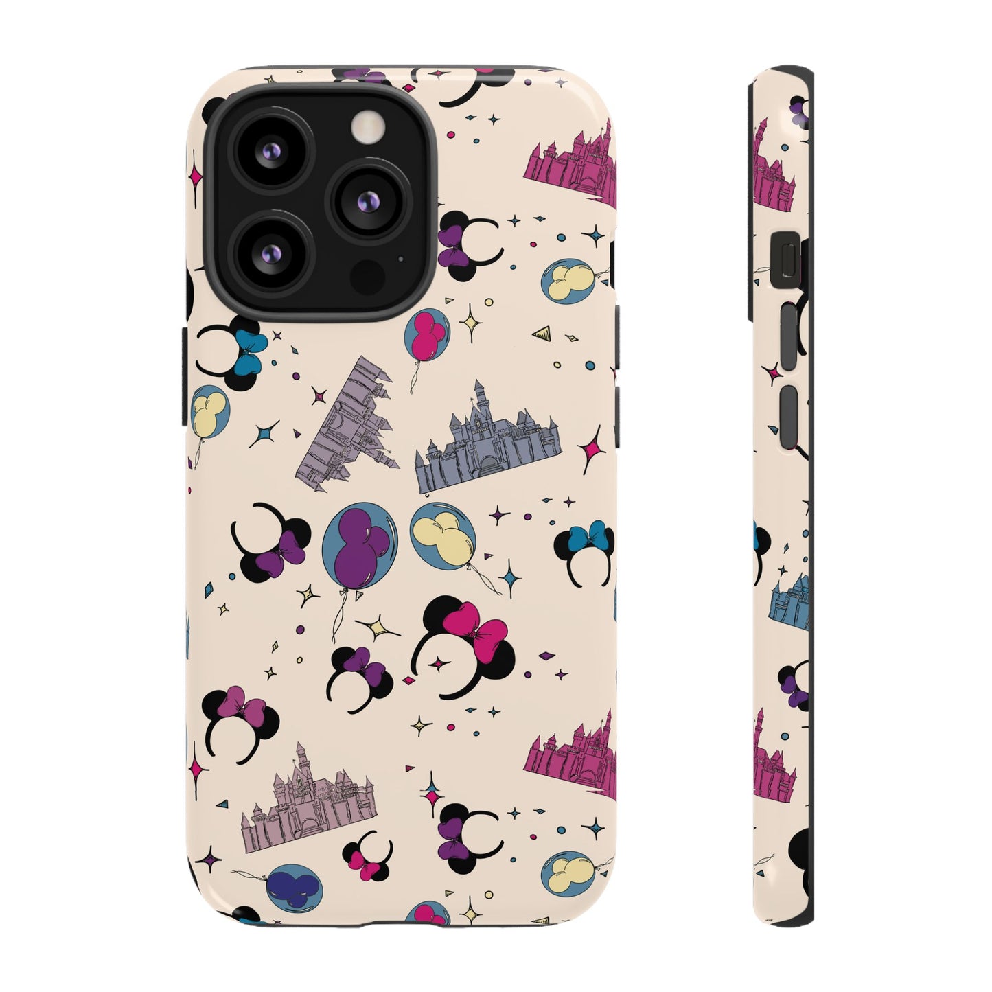 Whimsical Phone Case - Colorful Disney-Inspired Design