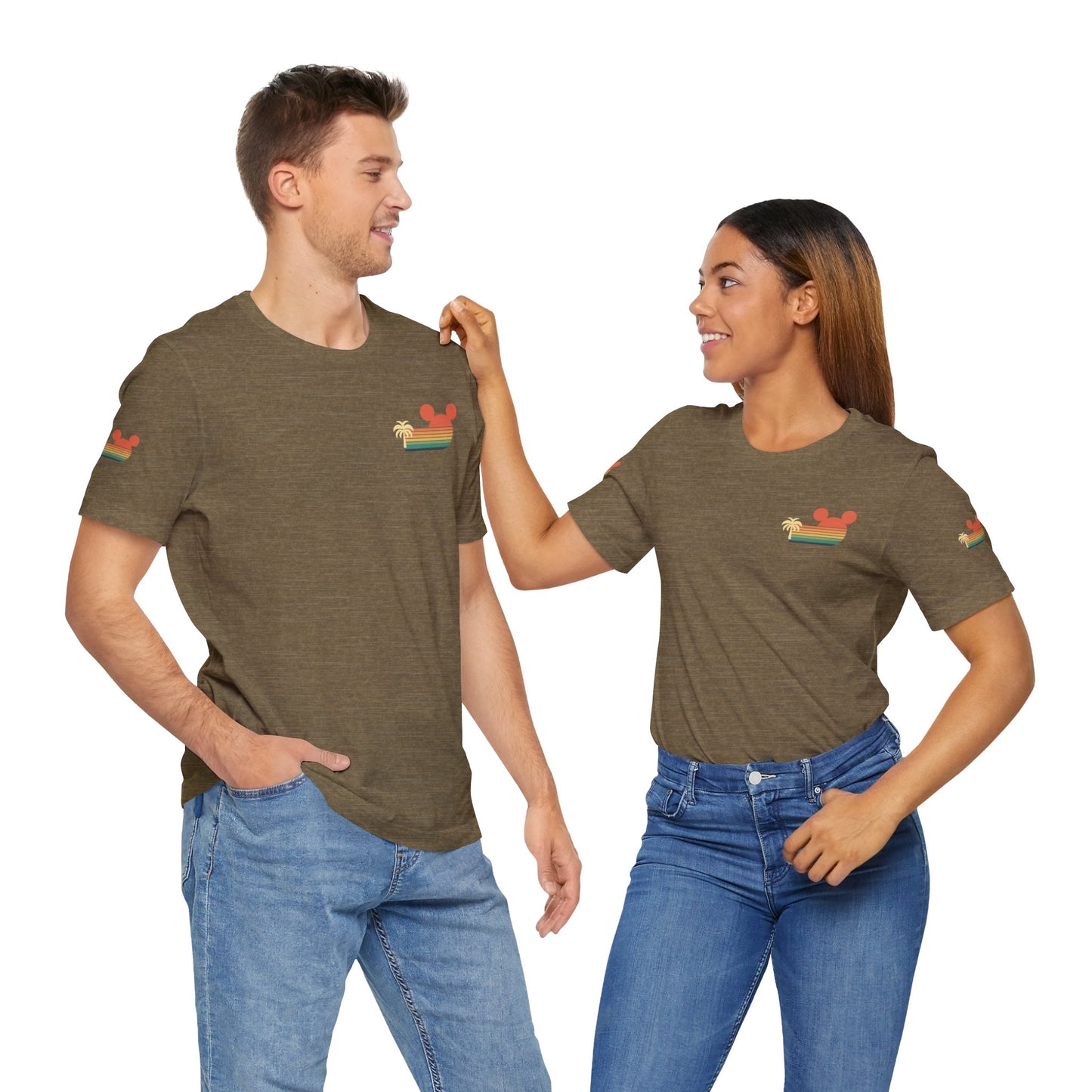 Retro Mickey Mouse summertime Short Sleeve Tee - Unisex Jersey T-Shirt