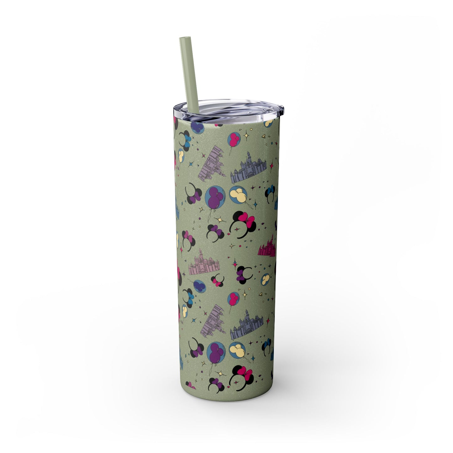 Disneyland Whimsical 20oz Skinny Tumbler with Disney Inspired Design