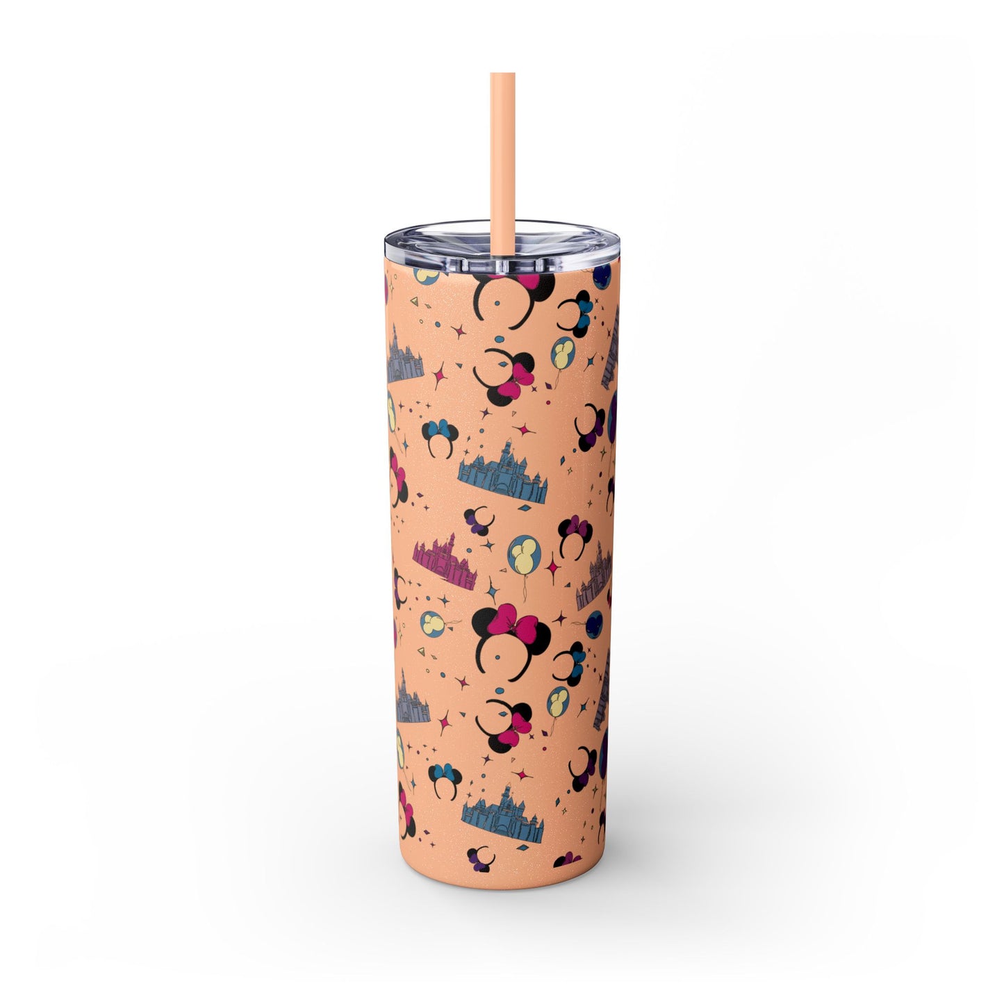 Disneyland Whimsical 20oz Skinny Tumbler with Disney Inspired Design