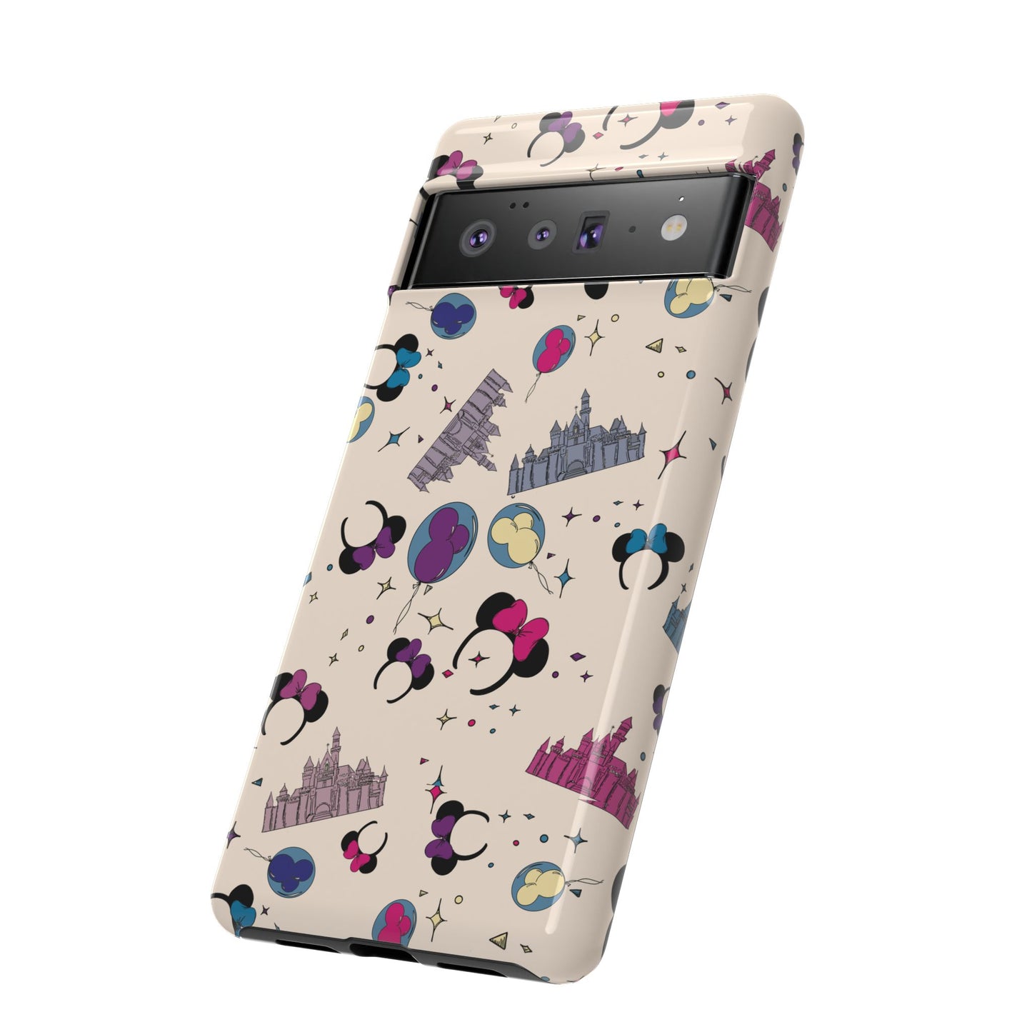 Whimsical Phone Case - Colorful Disney-Inspired Design
