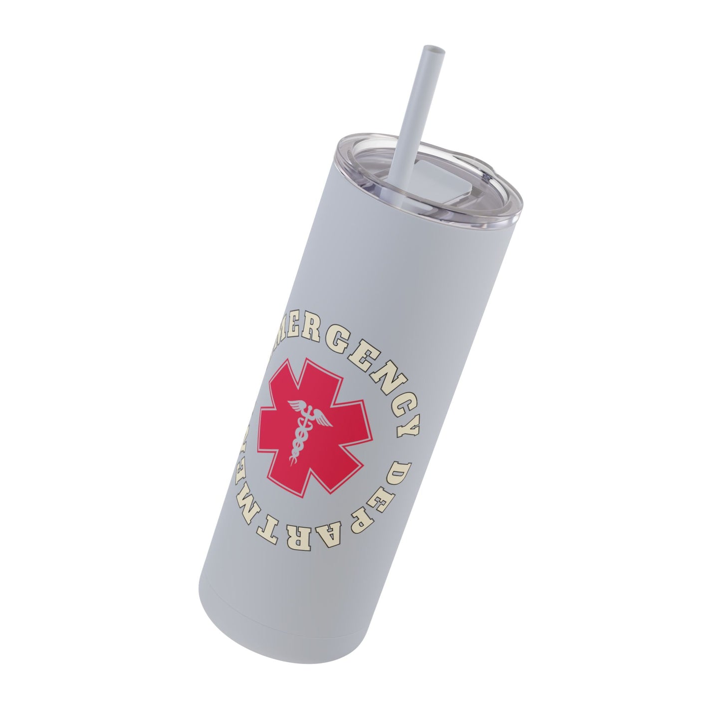 Emergency Department | EMS 20oz Skinny Tumbler - Matte Black