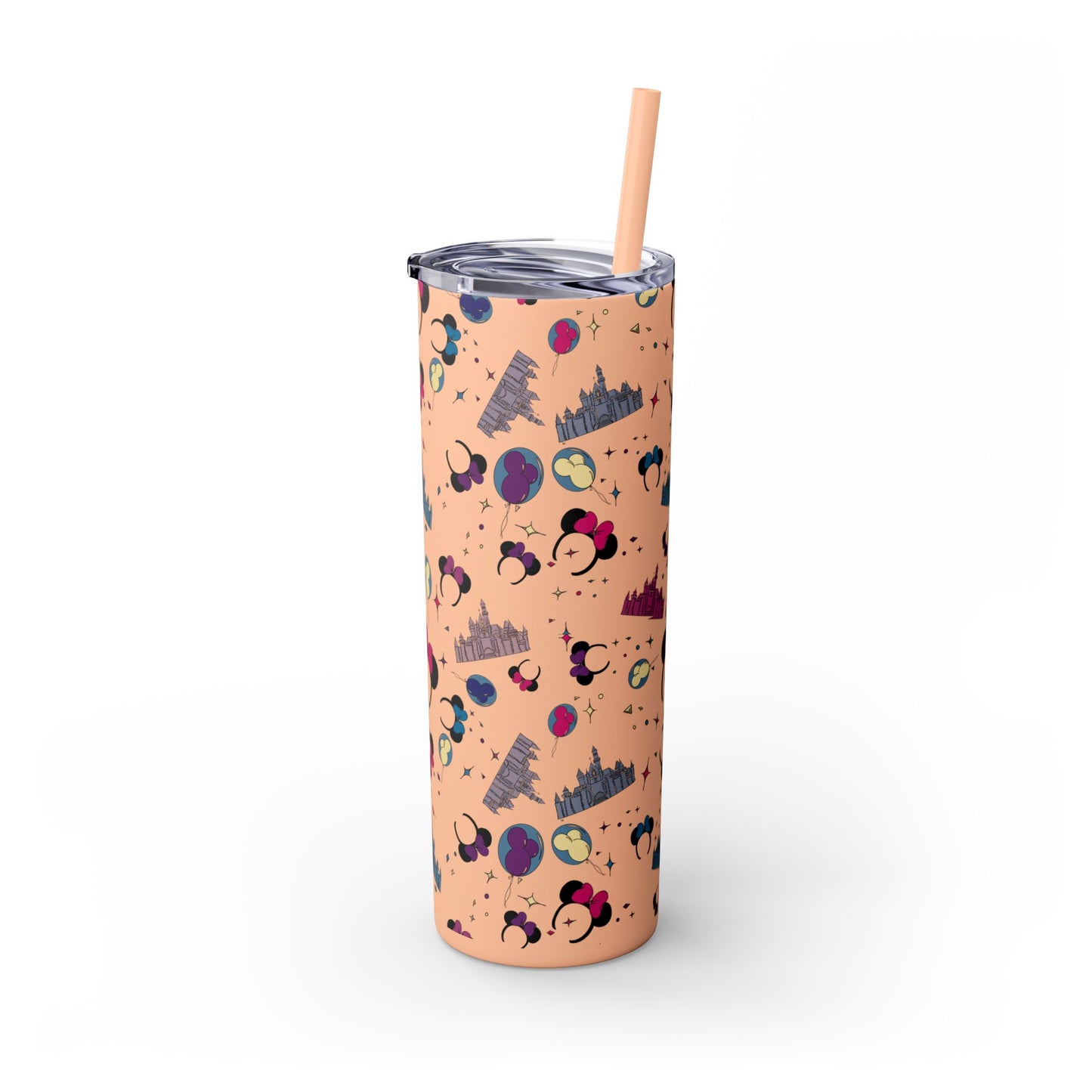 Disneyland Whimsical 20oz Skinny Tumbler with Disney Inspired Design