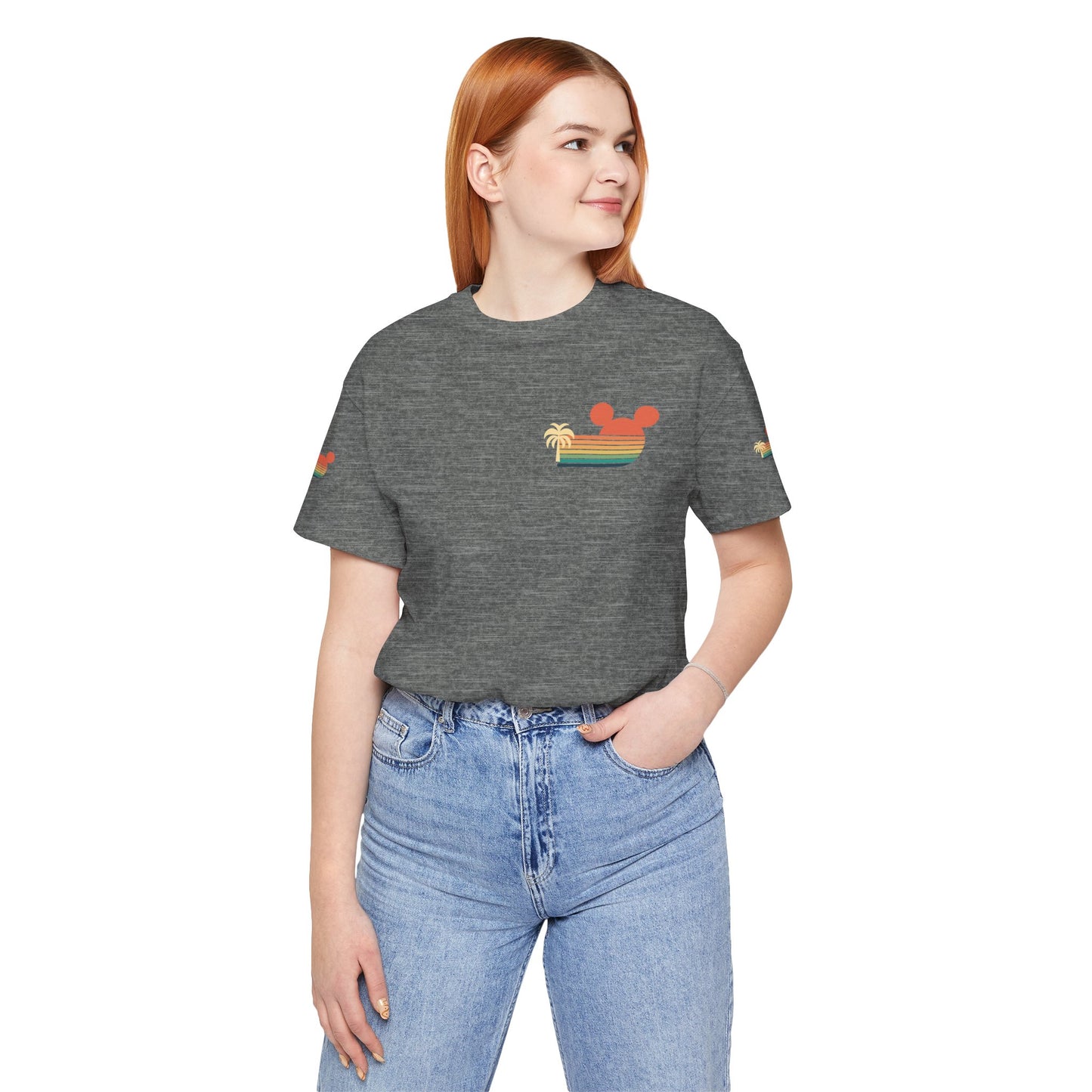 Retro Mickey Mouse summertime Short Sleeve Tee - Unisex Jersey T-Shirt