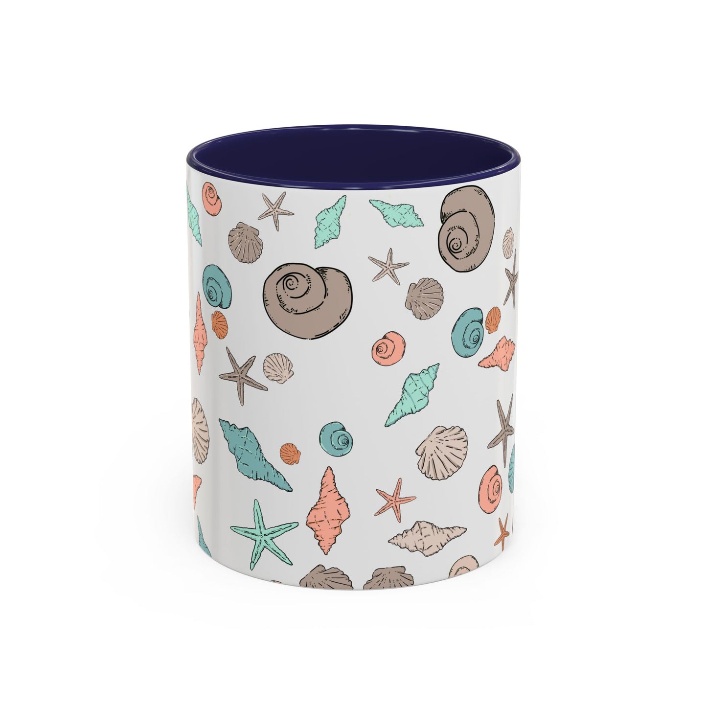 Coastal Seashell Accent Coffee Mug - 11oz & 15oz