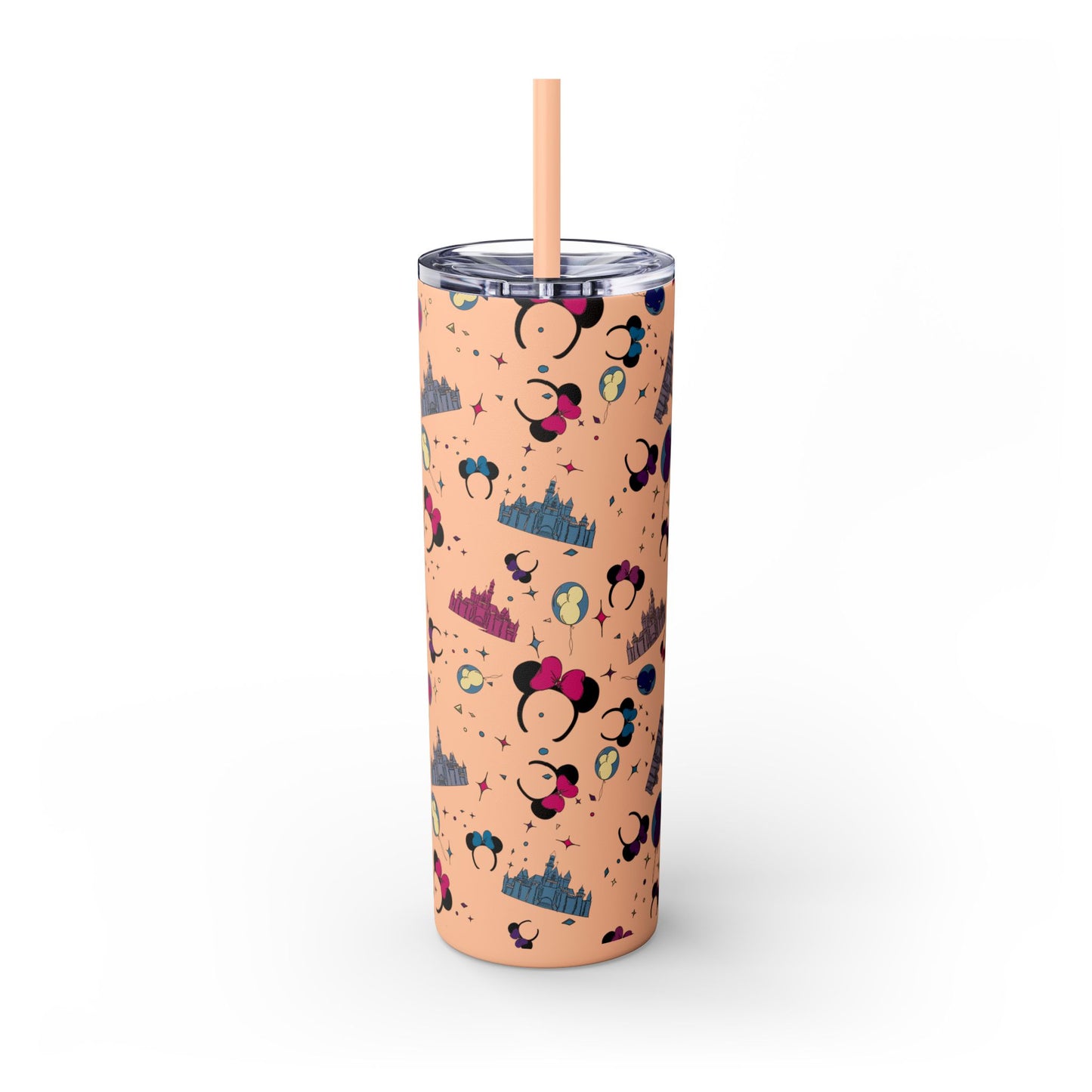 Disneyland Whimsical 20oz Skinny Tumbler with Disney Inspired Design