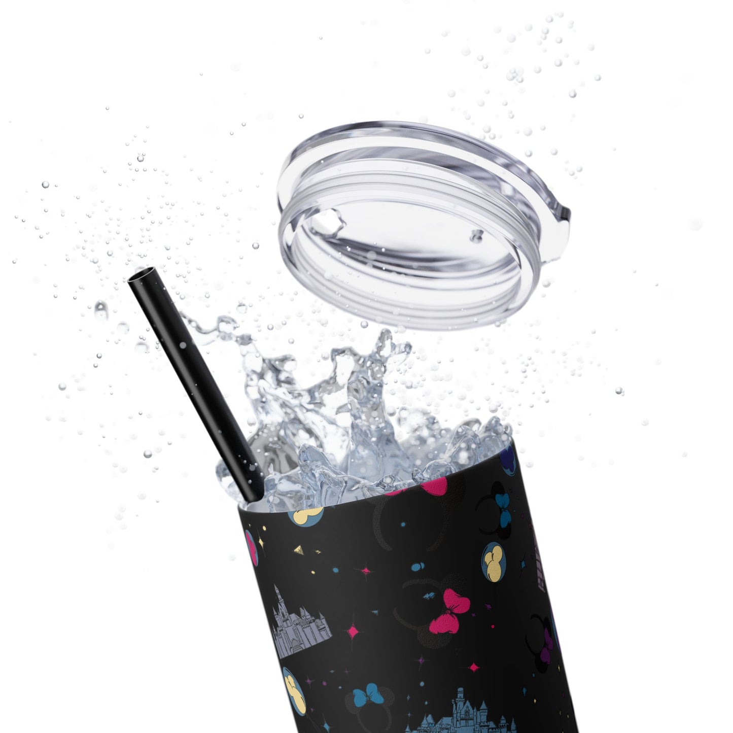 Disneyland Whimsical 20oz Skinny Tumbler with Disney Inspired Design