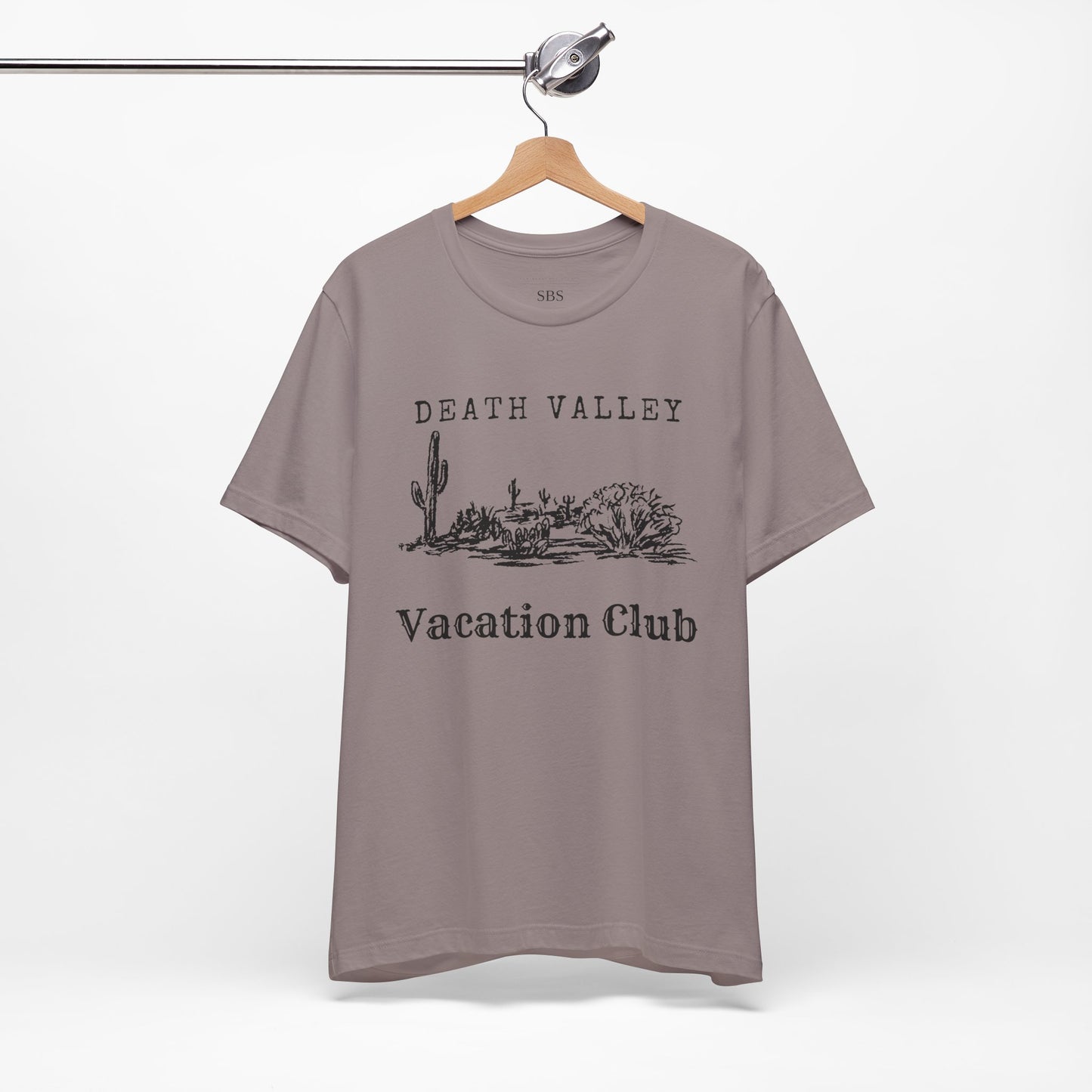 Death Valley Vacation Club Unisex Tee - Casual Cactus Graphic T-Shirt