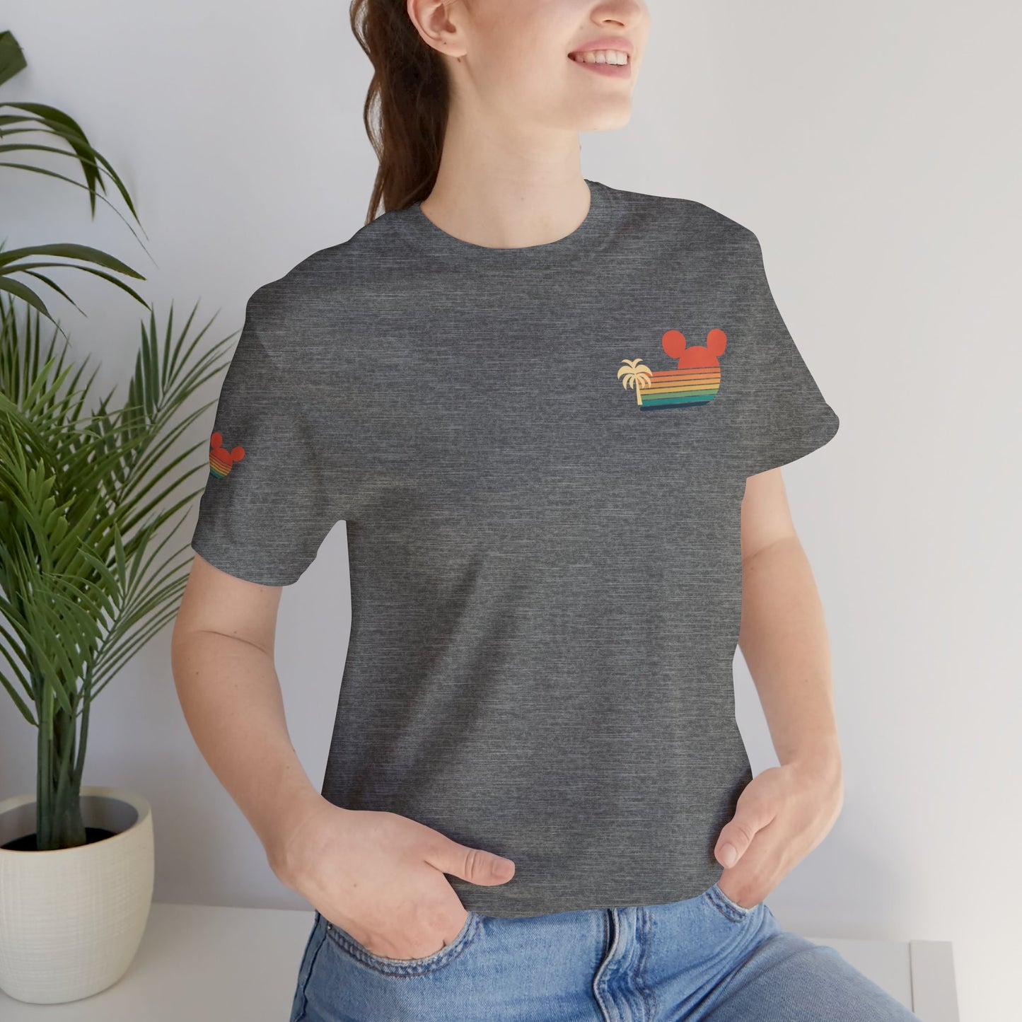 Retro Mickey Mouse summertime Short Sleeve Tee - Unisex Jersey T-Shirt